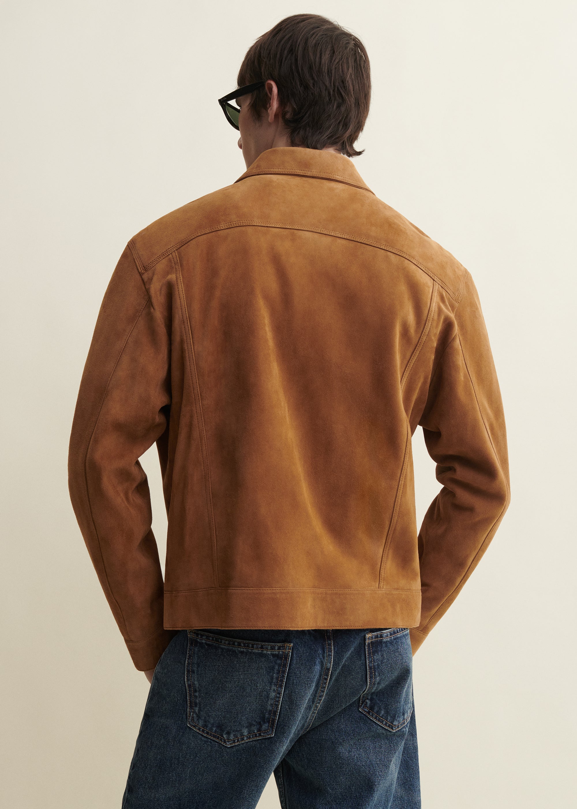 KARIS | Suede Jacket | Ocre