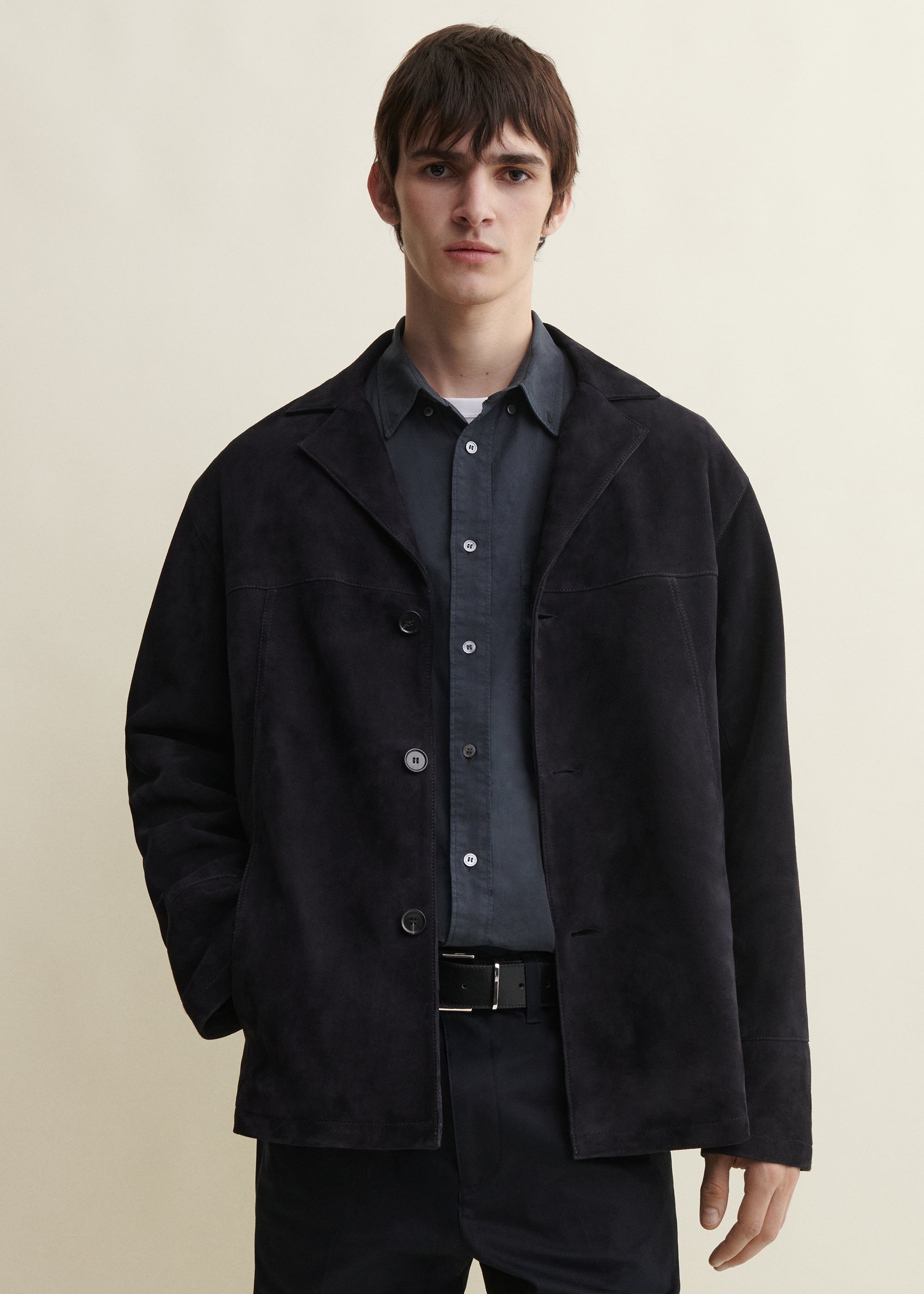 JACK | Suede Jacket | Dark Navy