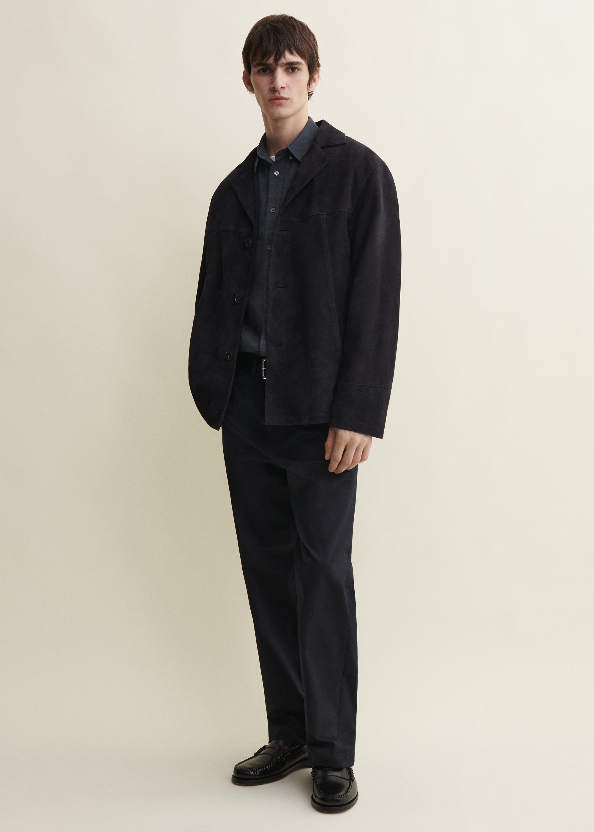 JACK | Suede Jacket | Dark Navy
