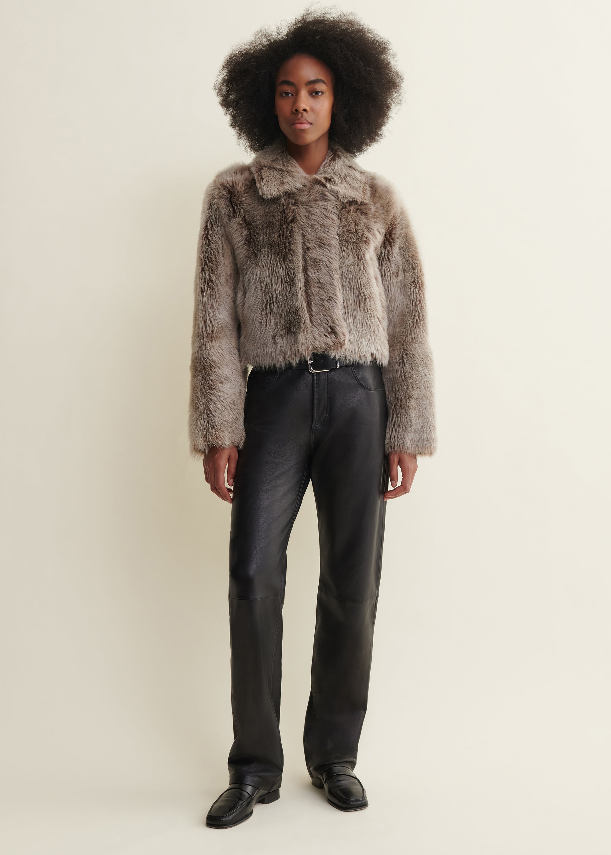 LUCIE | Shearling Jacket | Cigar