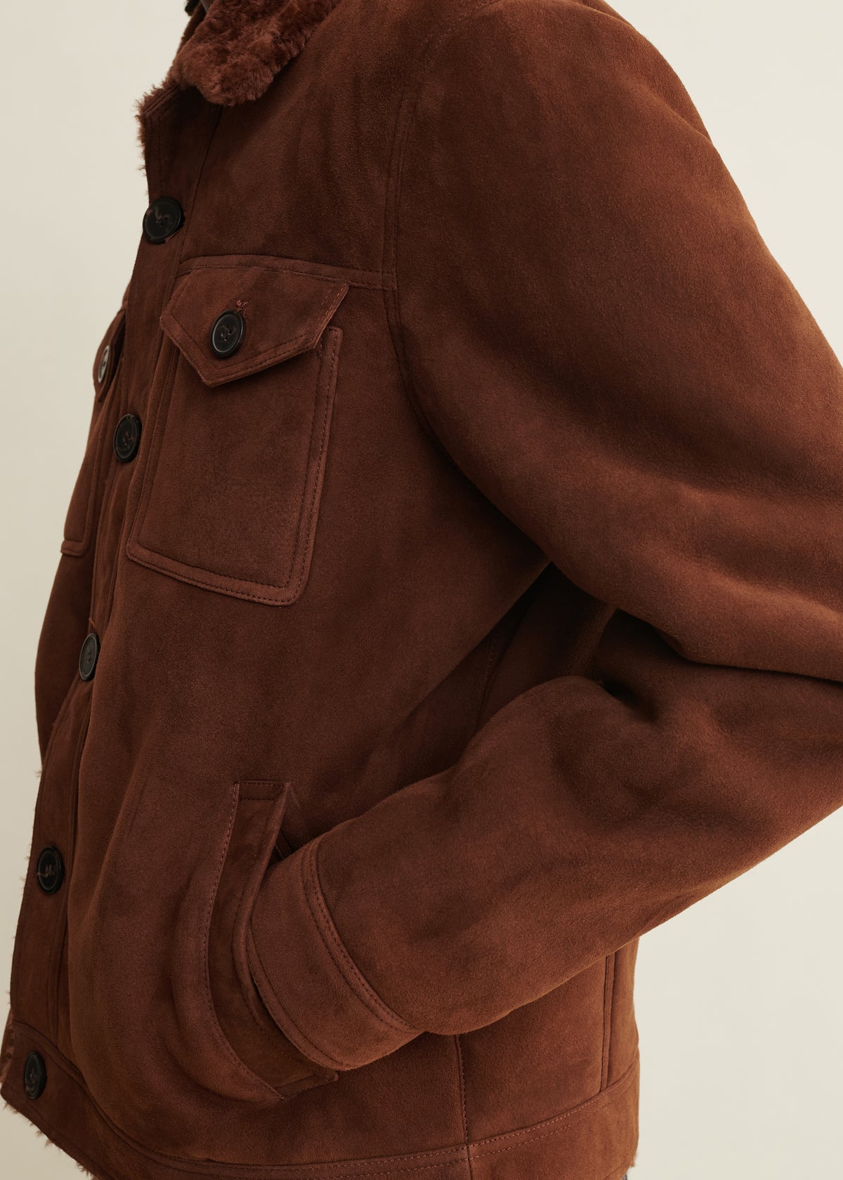 Pietro | Shearling Jacket | Acorn