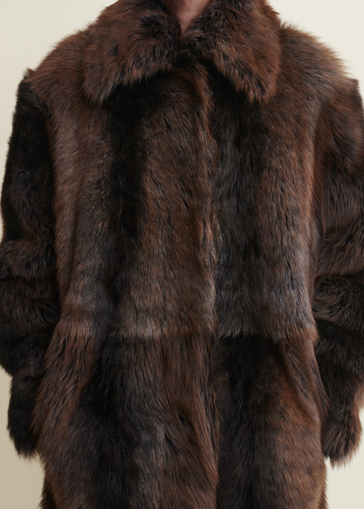 VERENA | Shearling Coat | Night