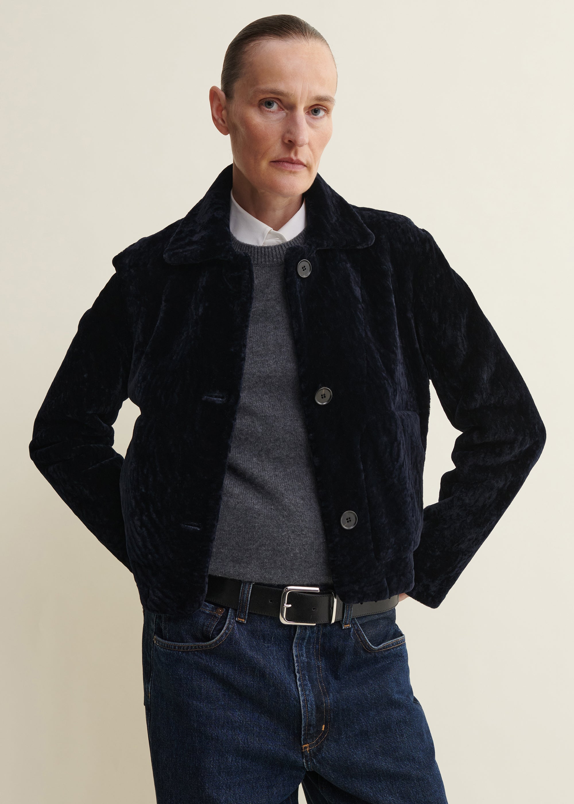 EMY | Samtjacke | Night