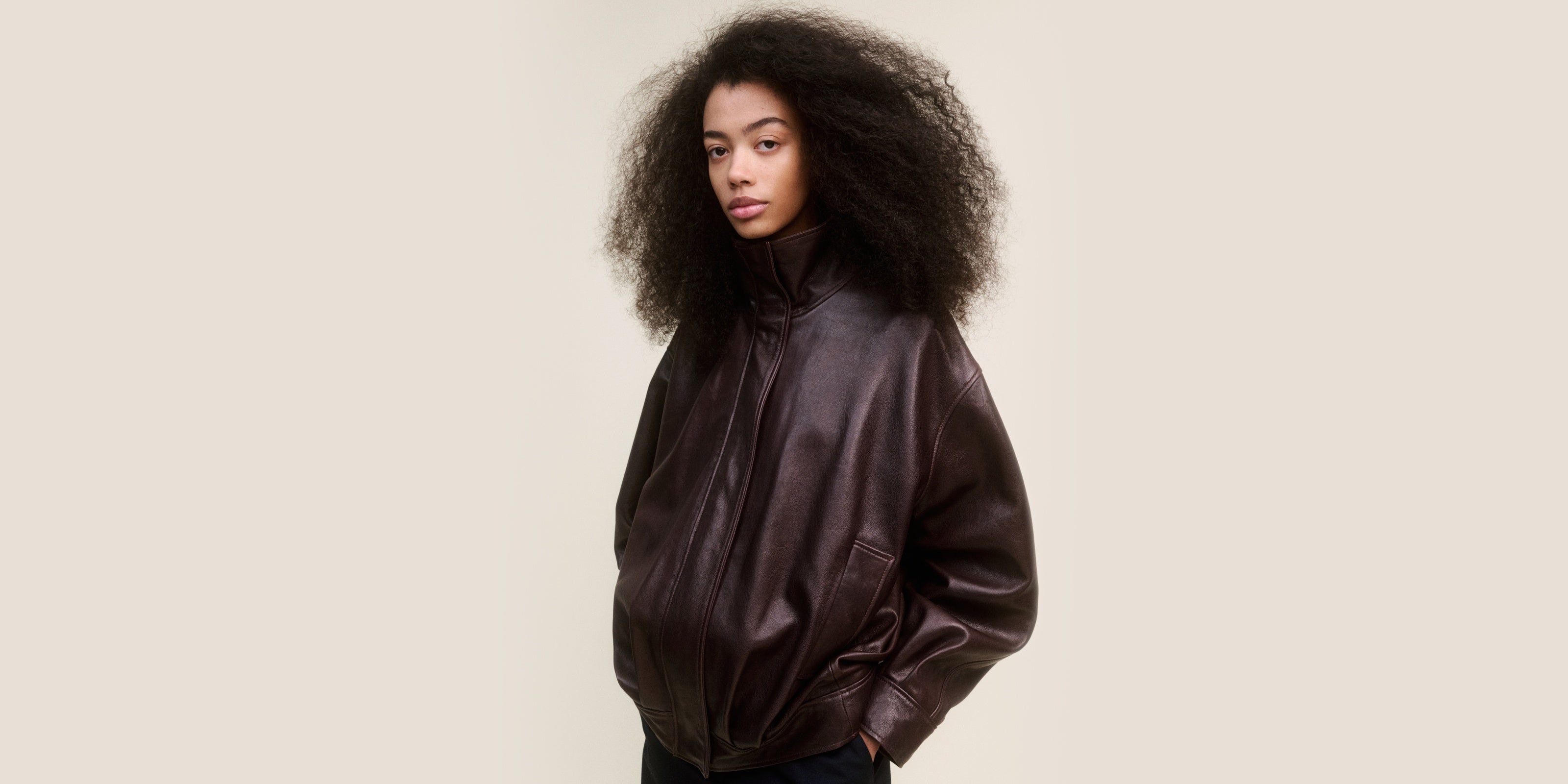 【新品】25-26 eb's ARMA ZIP AMBER size XS ARMA | Redefined leather classics