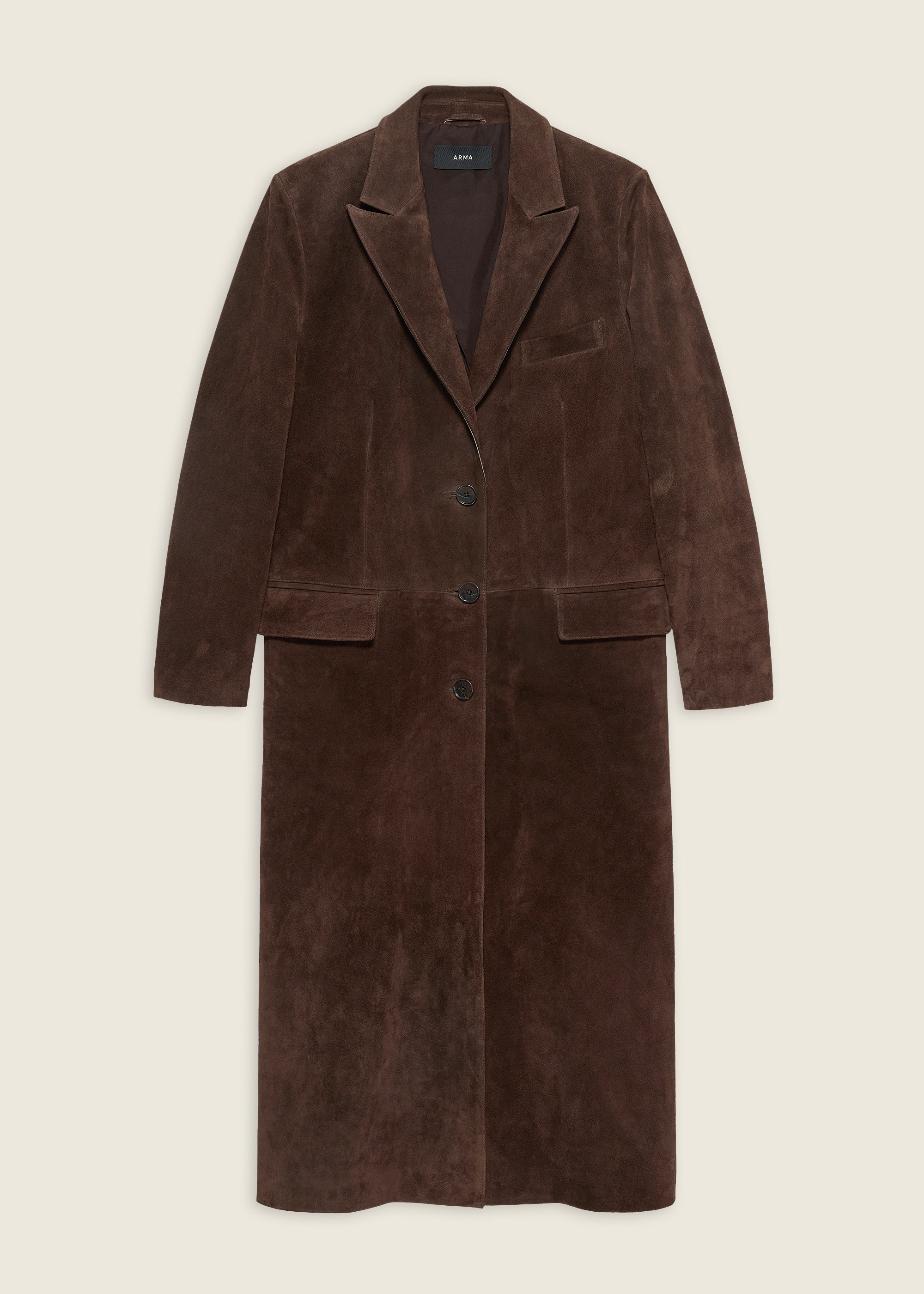 ALISSA | Gritty Suede Long Coat