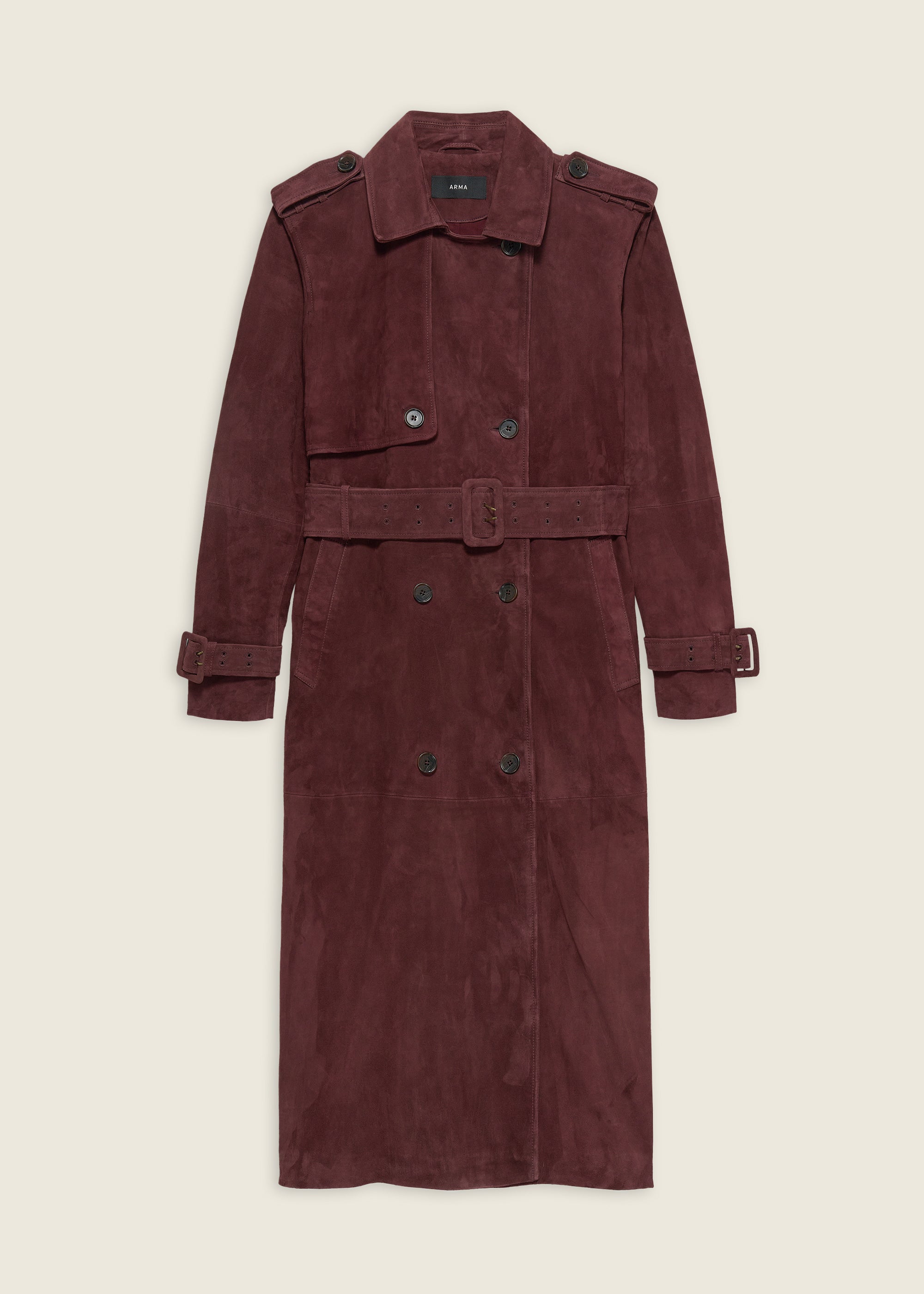 BENEDICT | Suede Trenchcoat