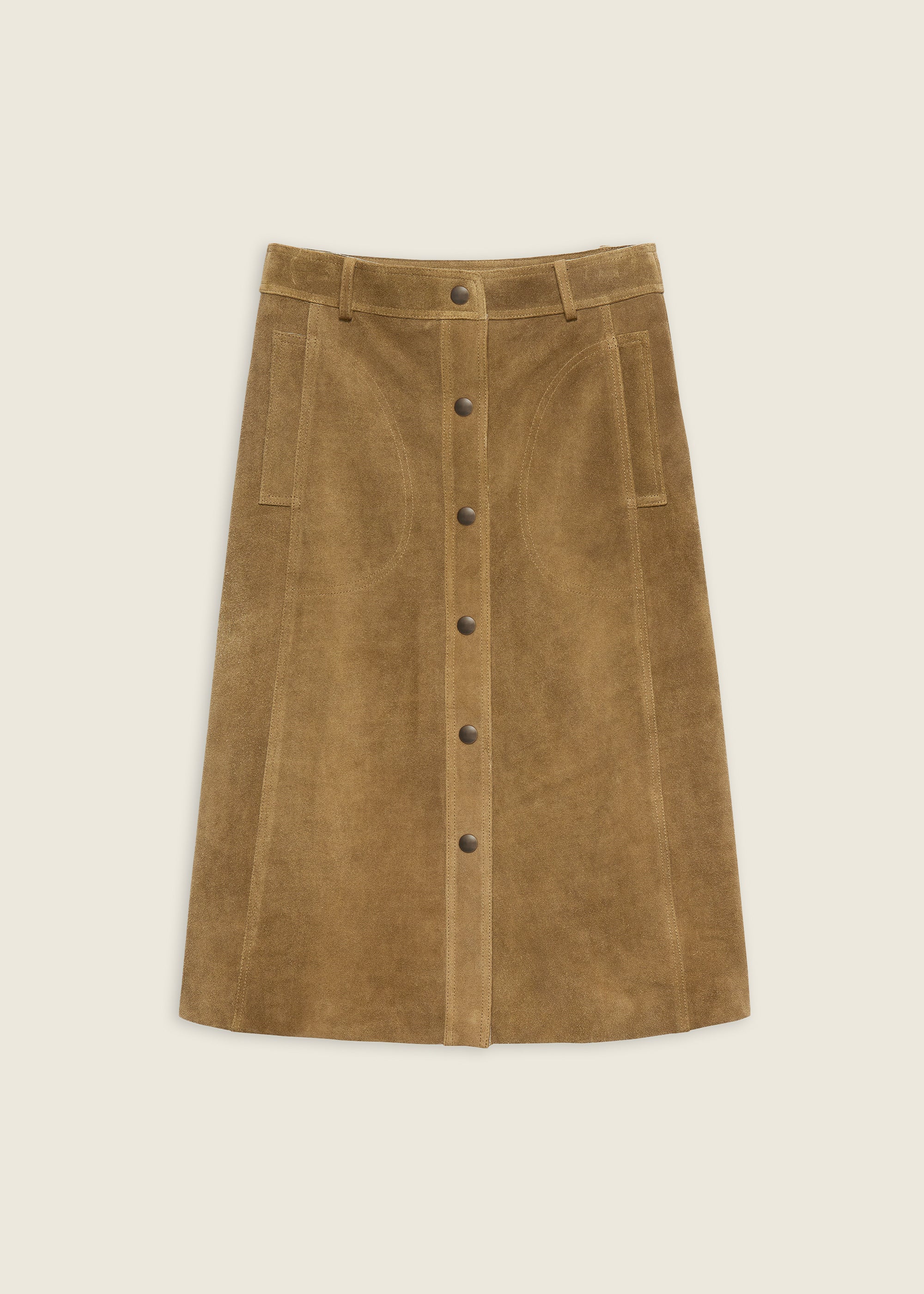 ELEN | Gritty Suede Skirt