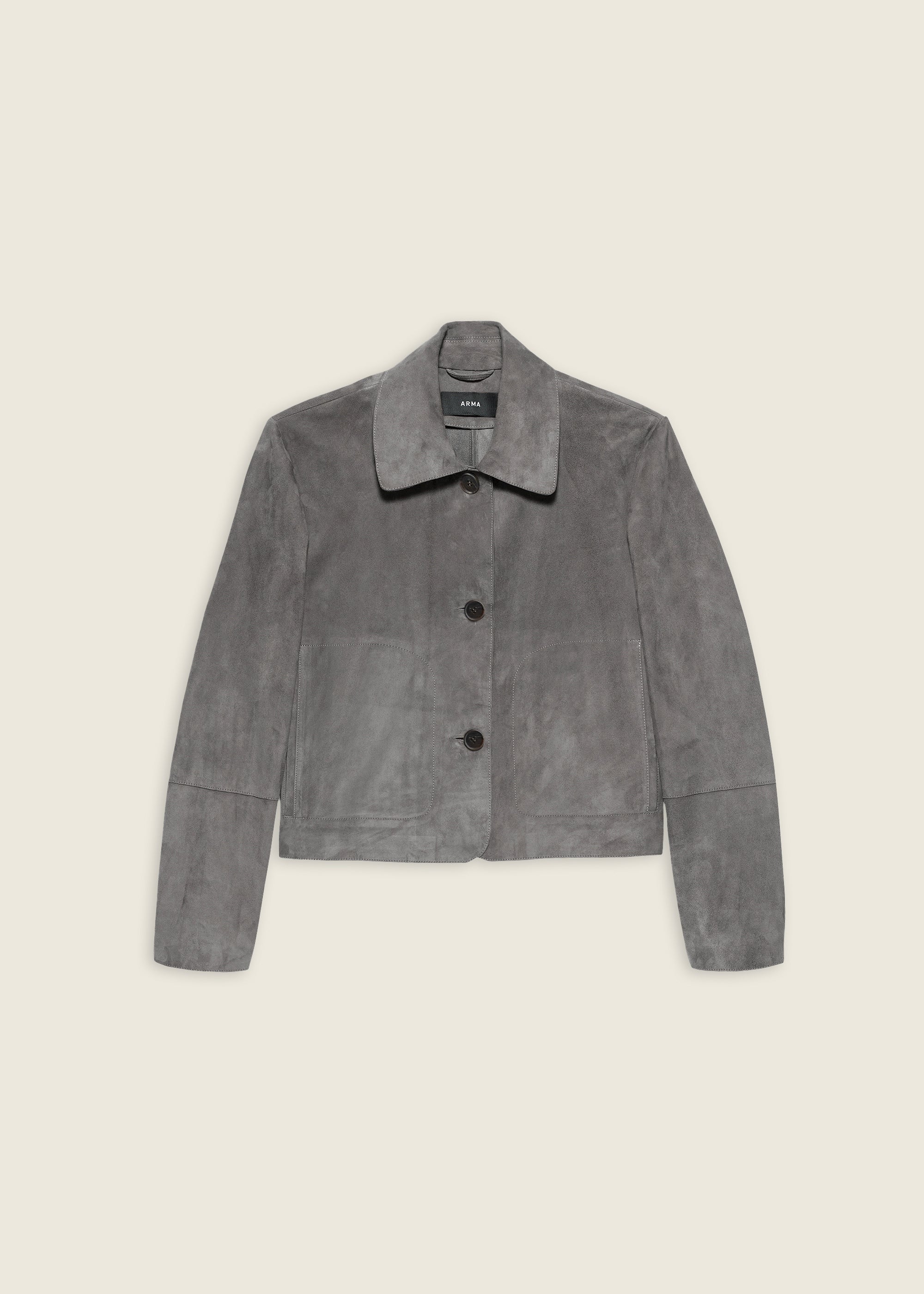 eimy istoire - suede like riders jacket グレー 新品未使用 EMY | Suede Classic Jacket