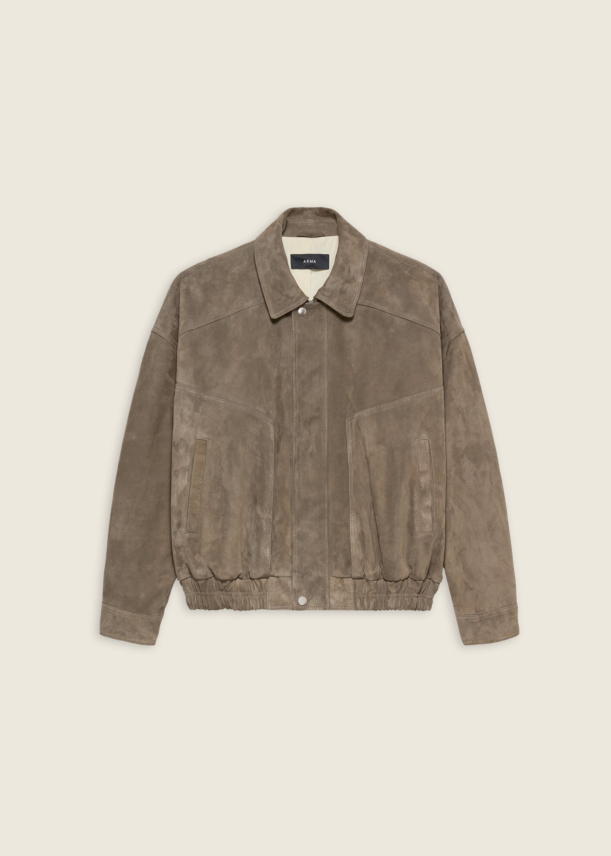 FREDERICA | Suede Bomber Jacket