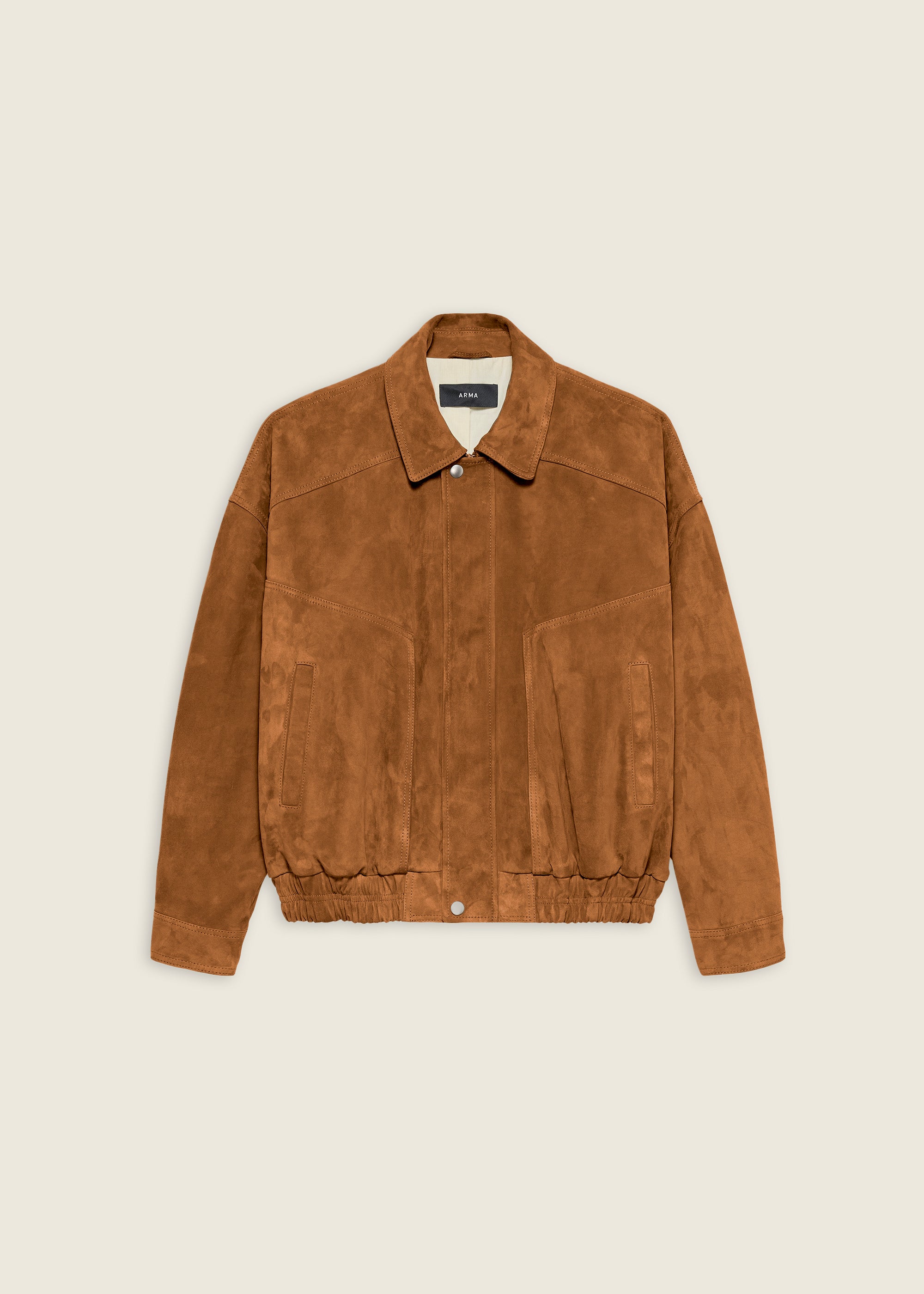 FREDERICA | Suede Bomber Jacket