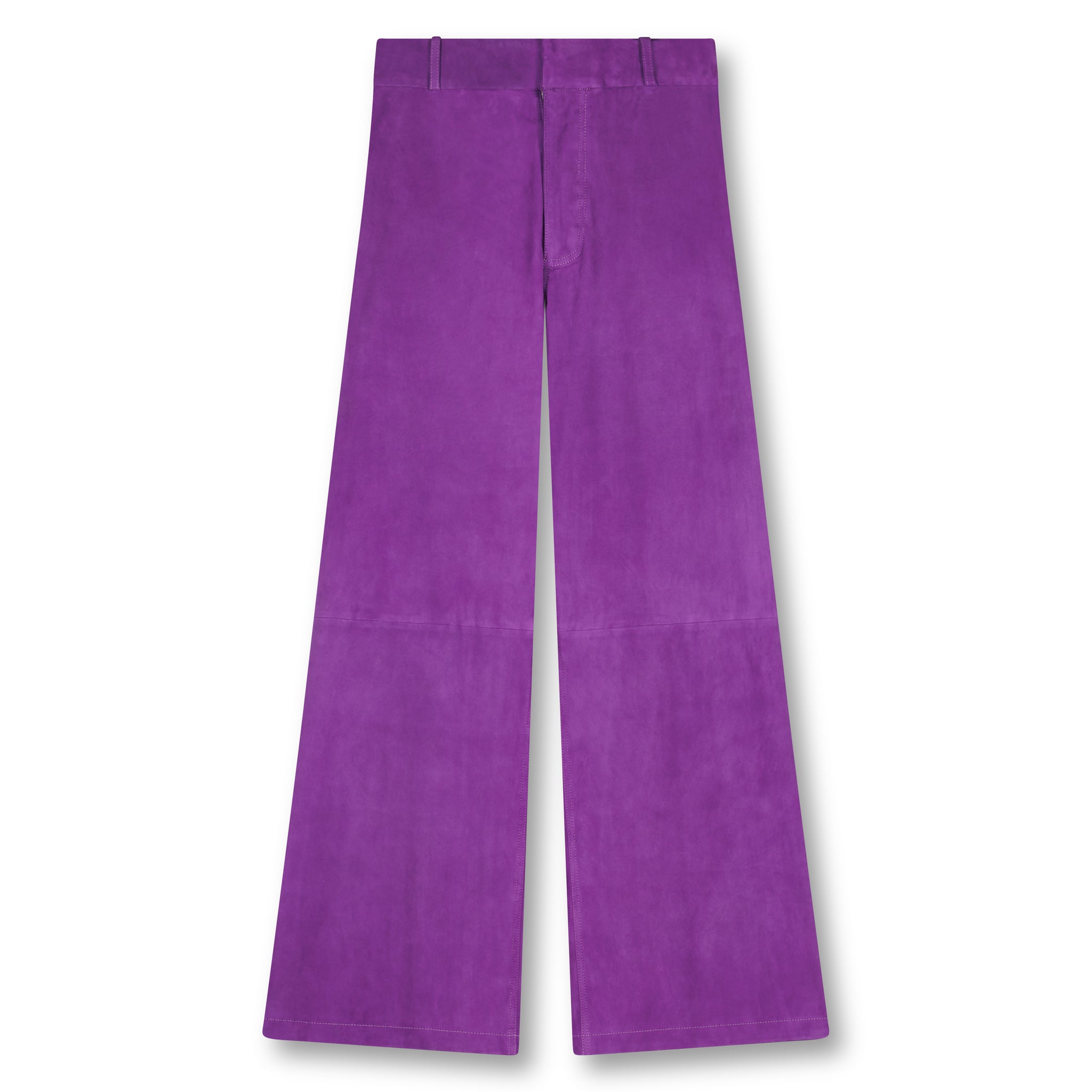 GIACINTA | Wide-leg suede trousers