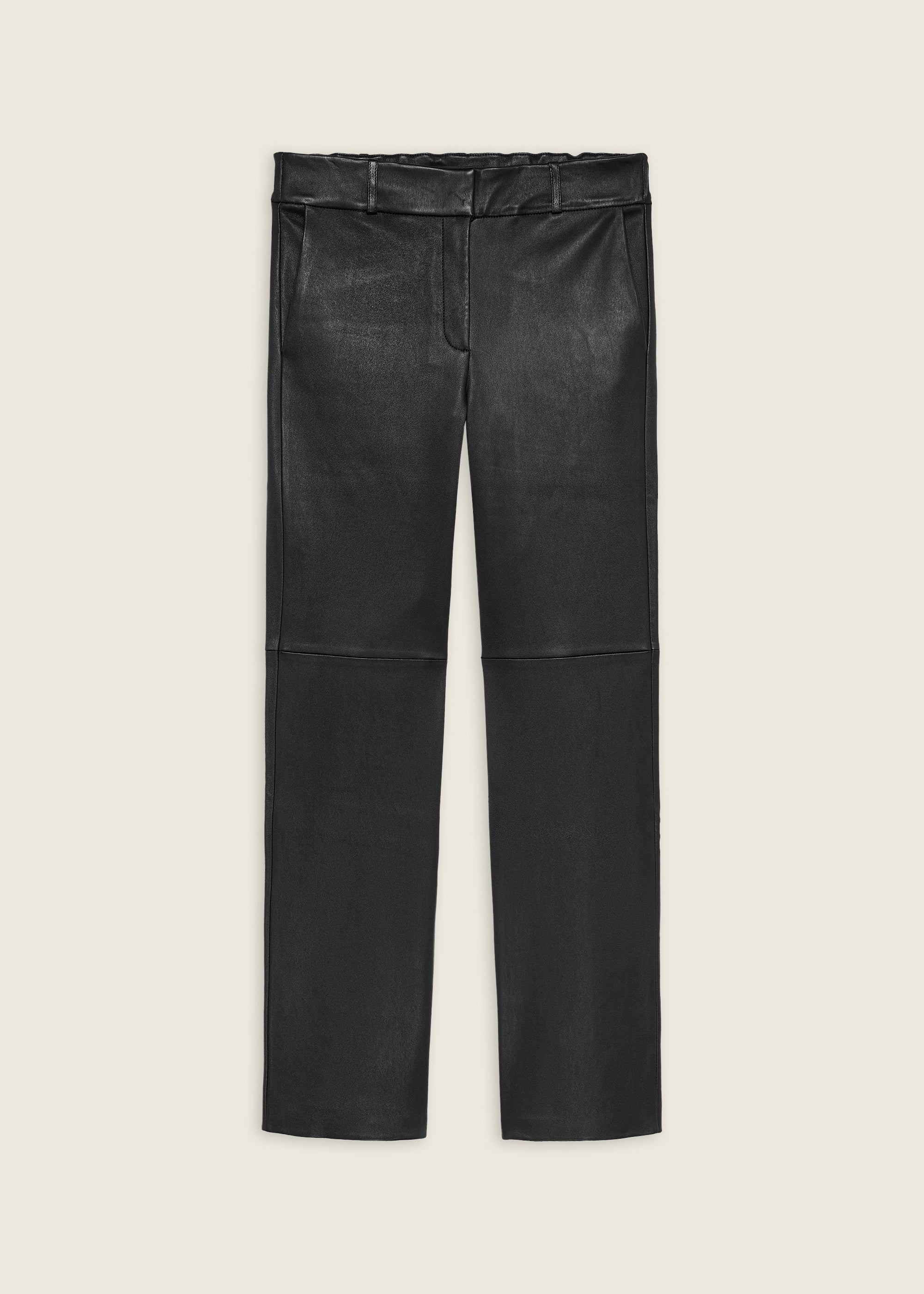 JENNA | Stretch Leather Trousers