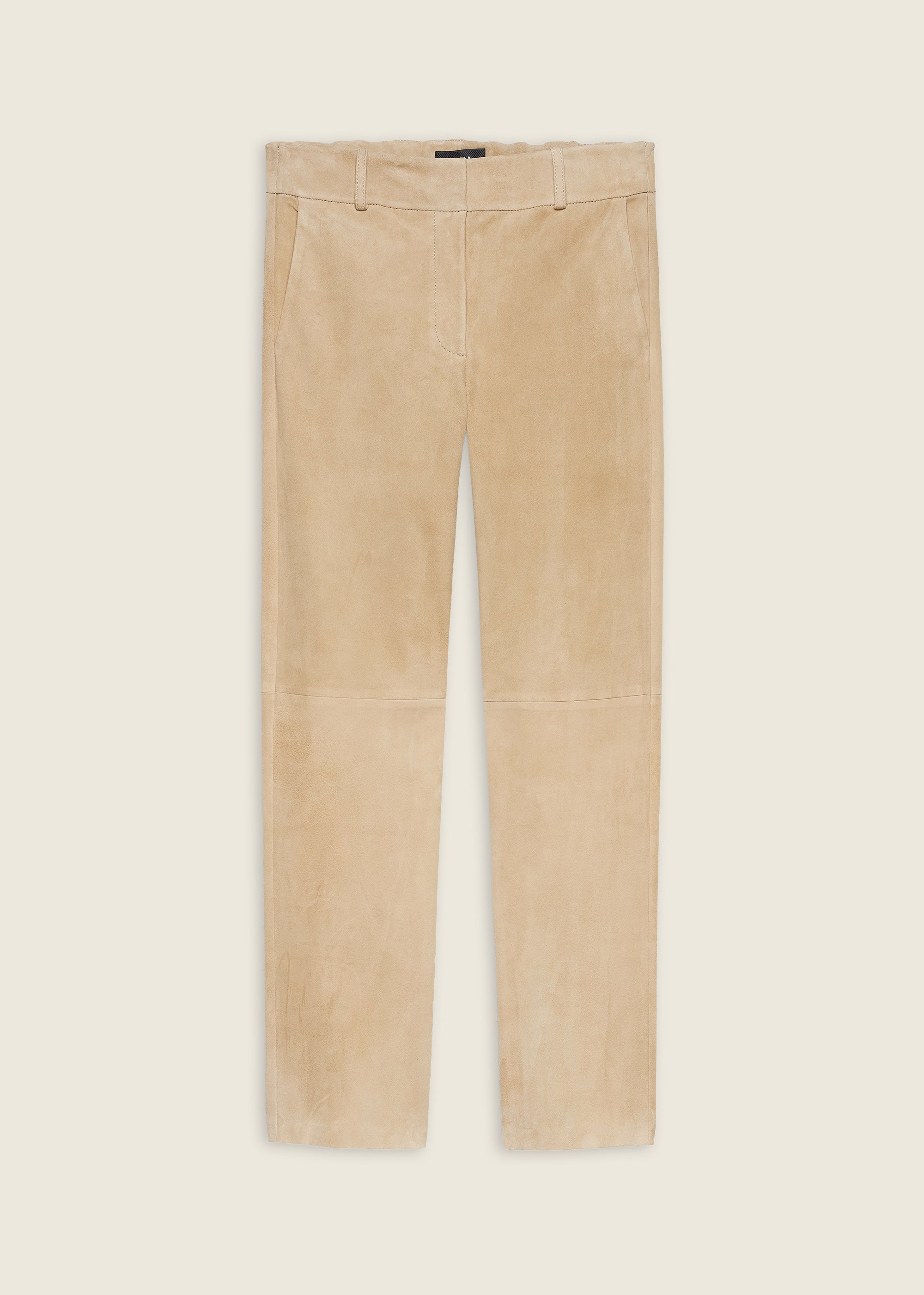 JEN | Suede Slim Fit Pantalon