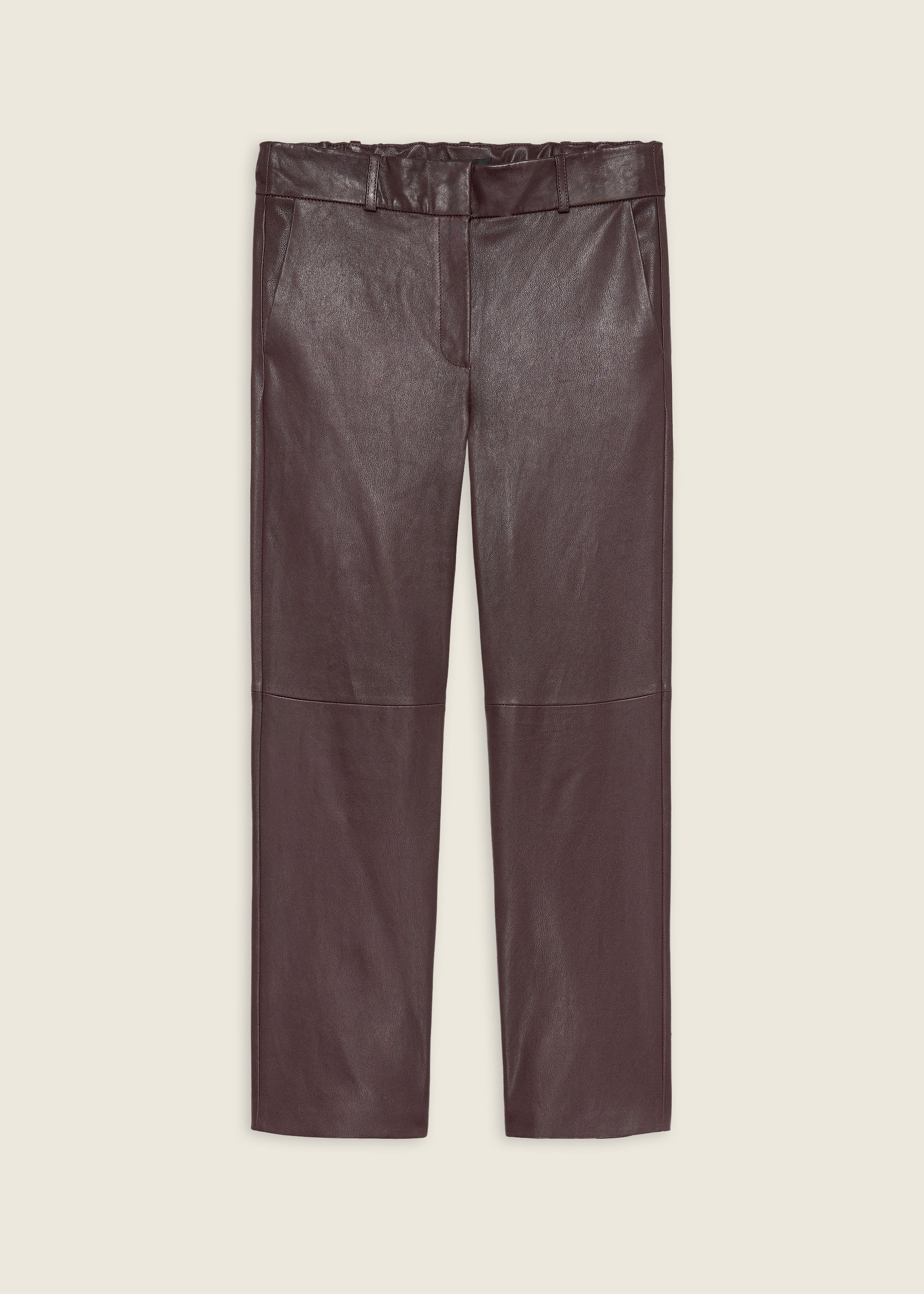 JEN | Leather Slim Fit Pantalon