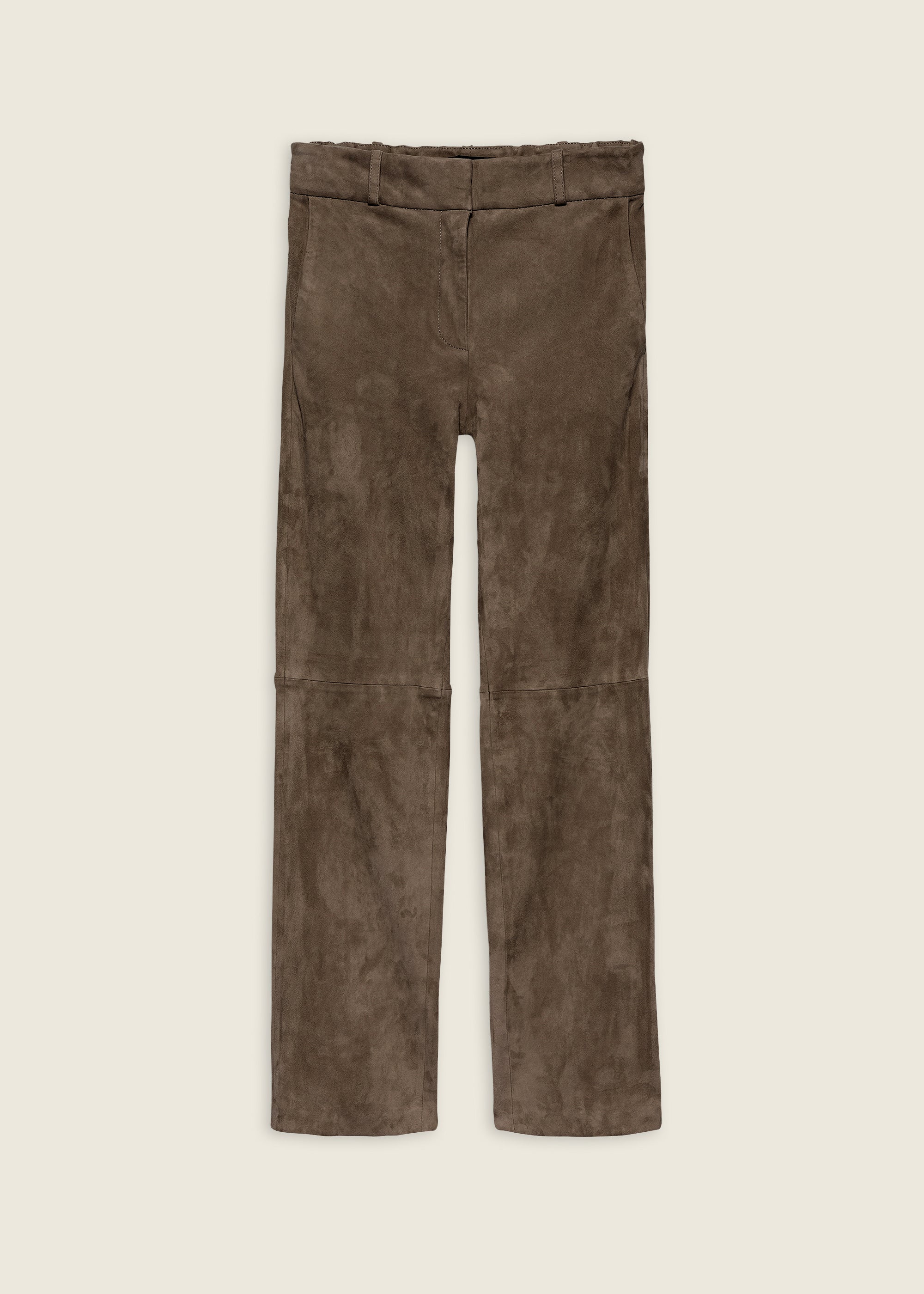 JEN | Suede Slim Fit Pantalon