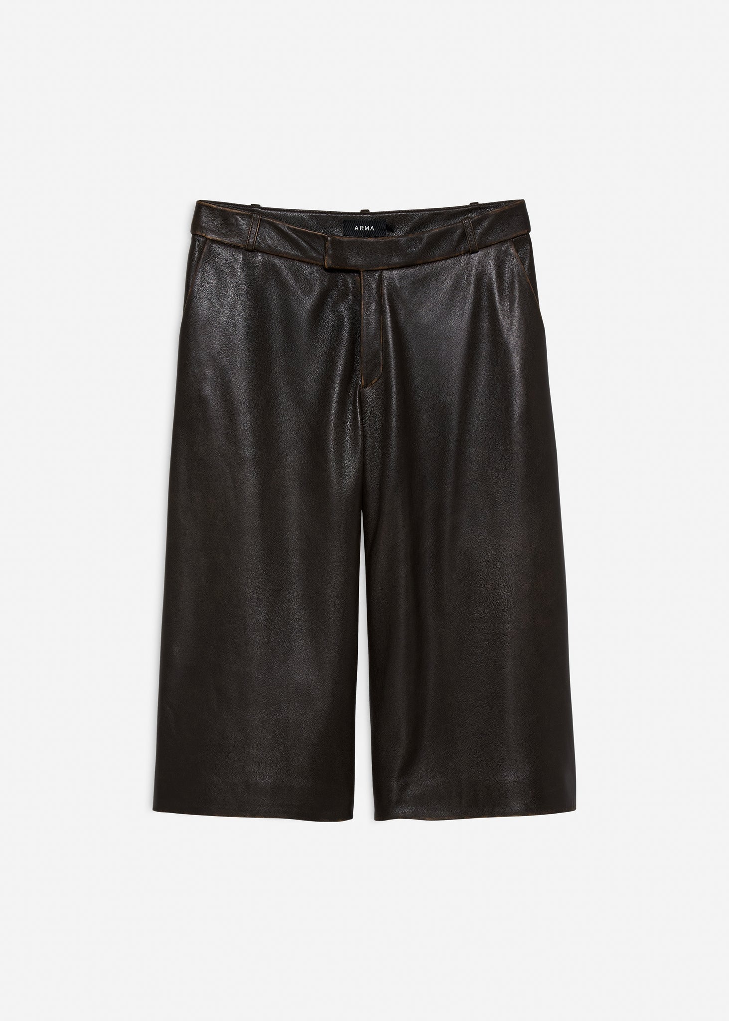JINA | Long Vintage Leather Short