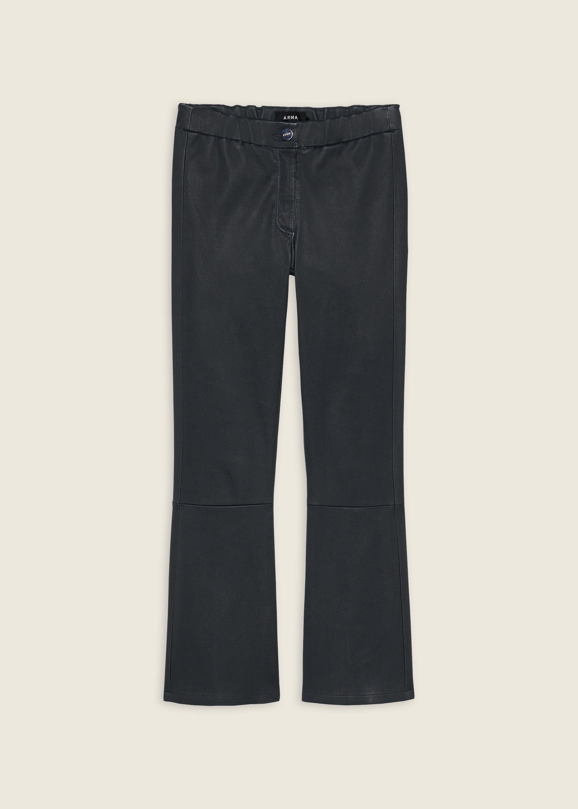 LIVELY | Leather kick-flare Legging