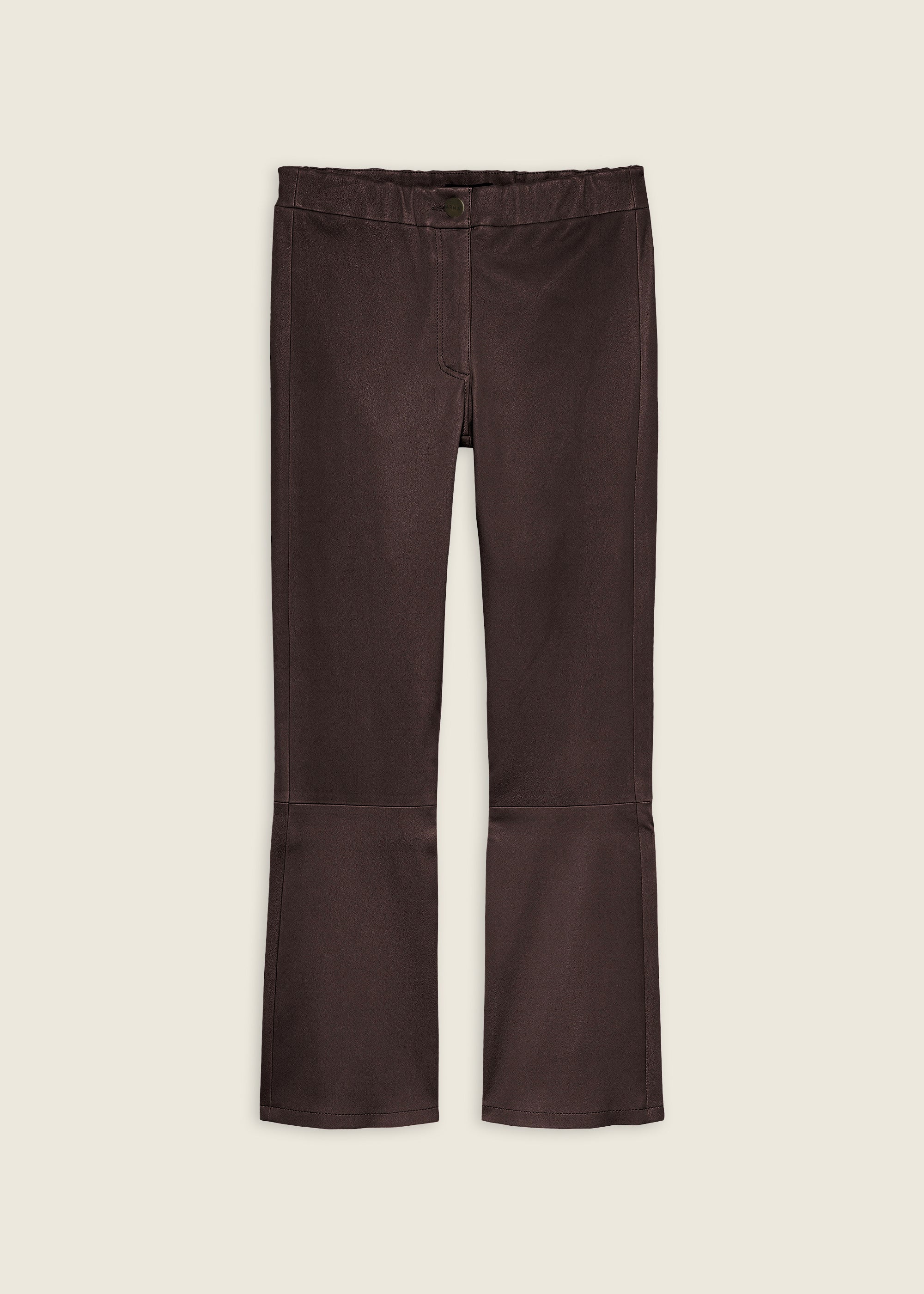 LIVELY | Leather kick-flare Legging