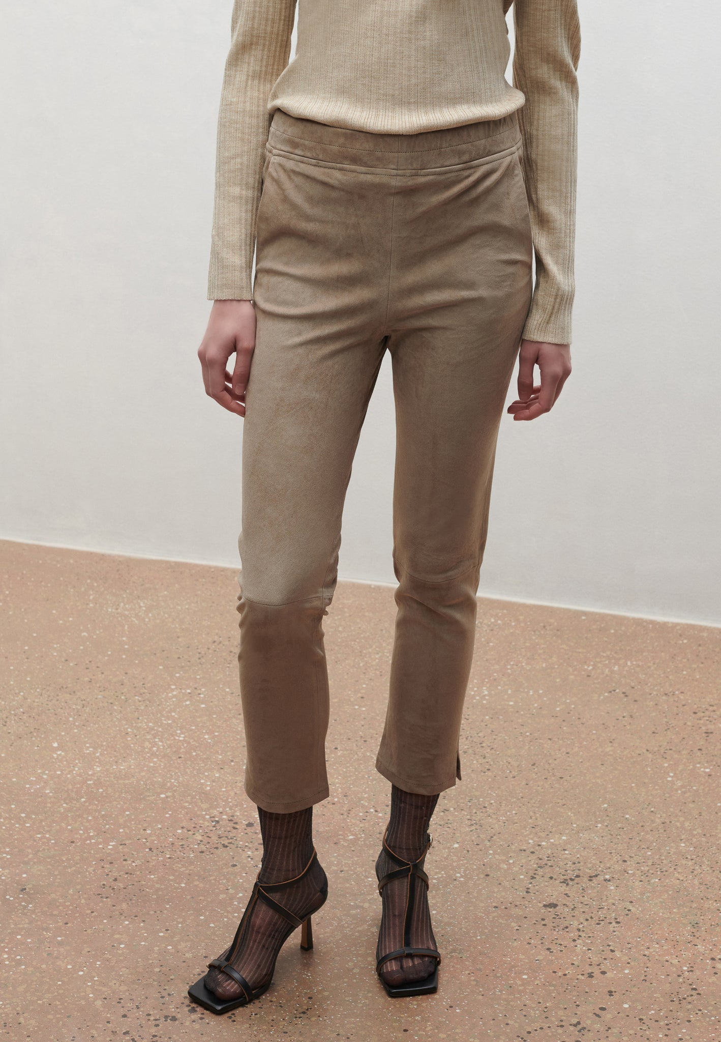 PROVENCE | Suede chino legging