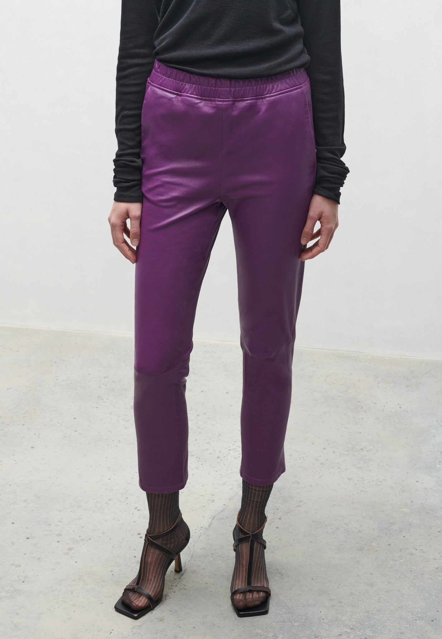 PROVENCE | Leather chino legging