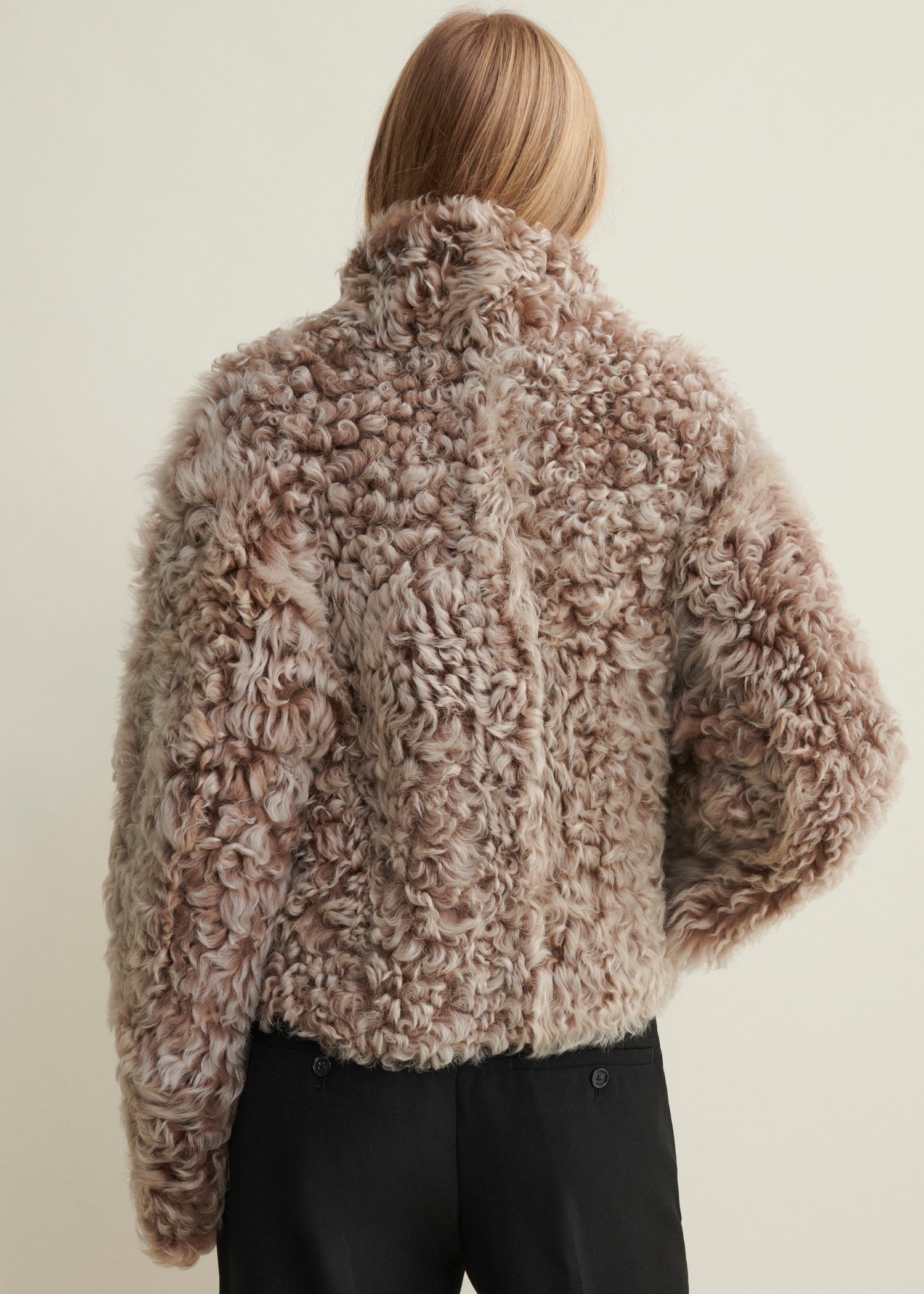 MOONEY | Lammfelljacke