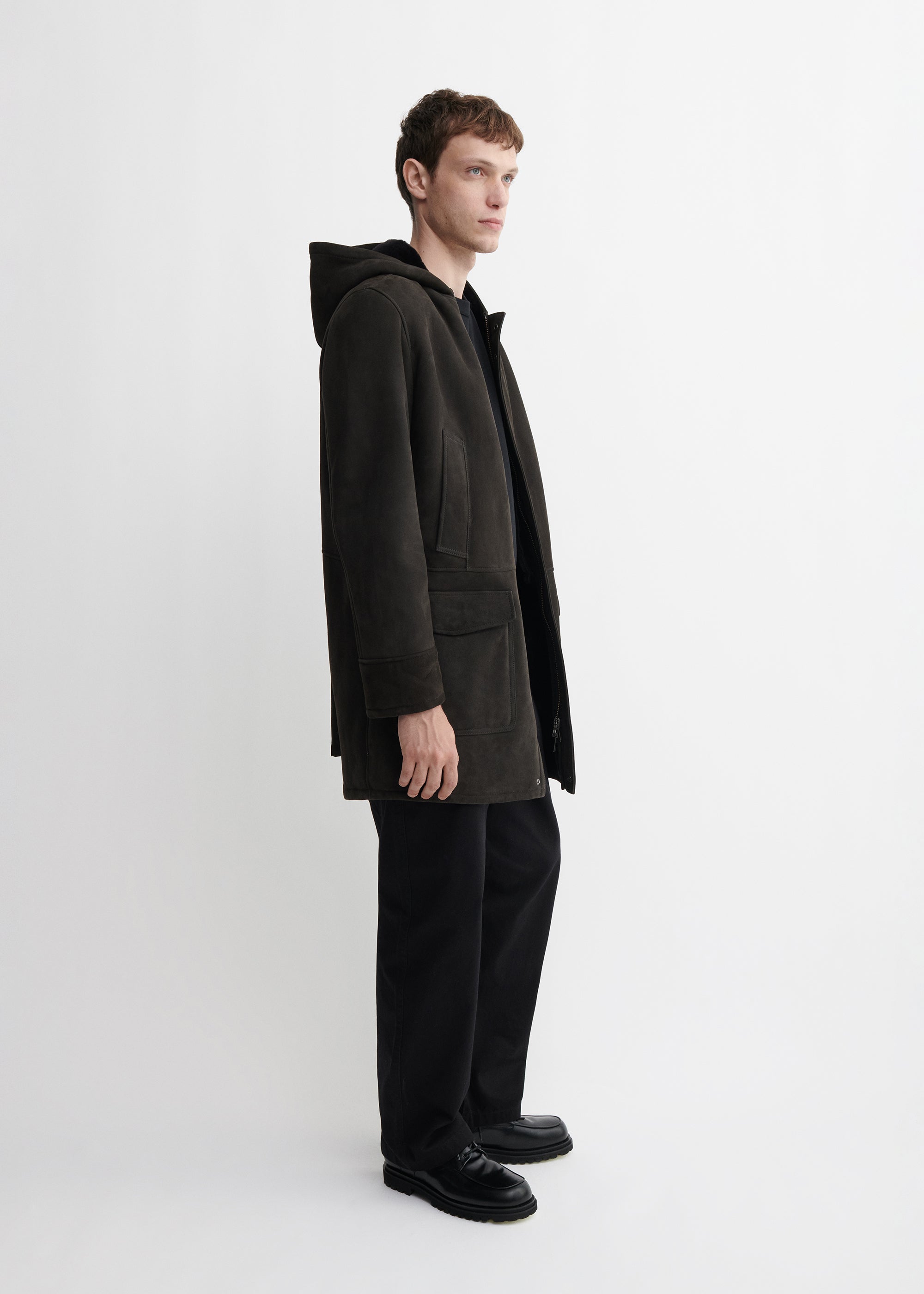MIAS | Suede Shearling Coat