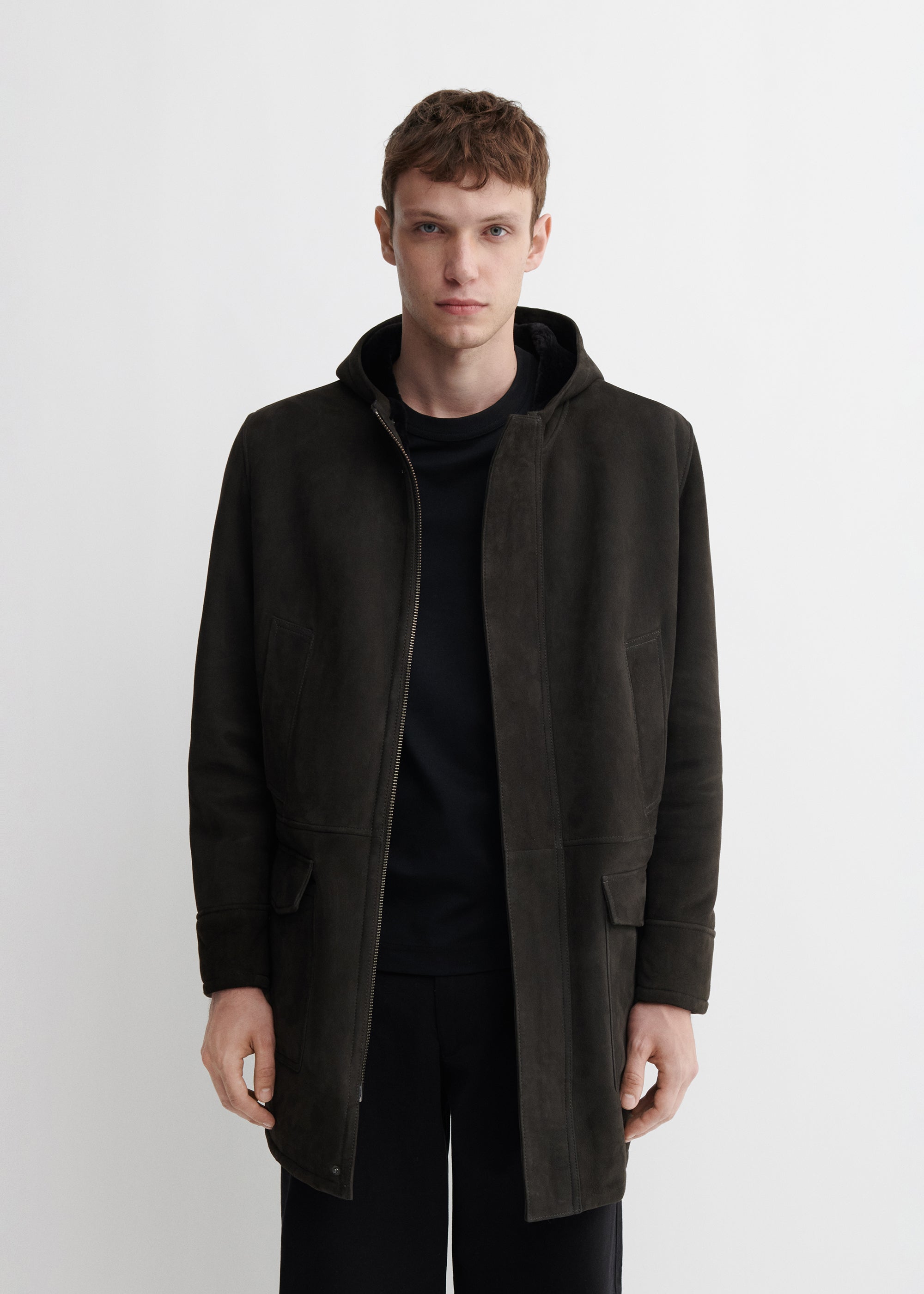 MIAS | Suede Shearling Coat
