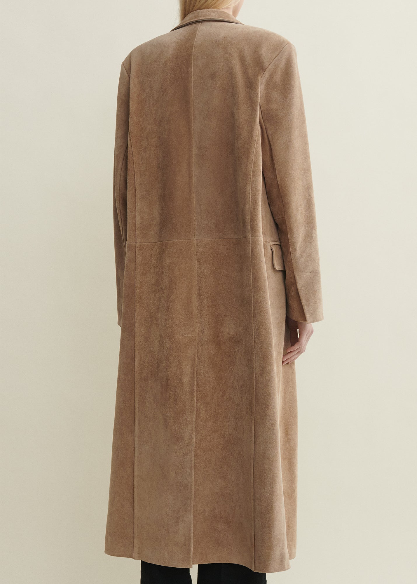 ALISSA | Gritty Suede Long Coat