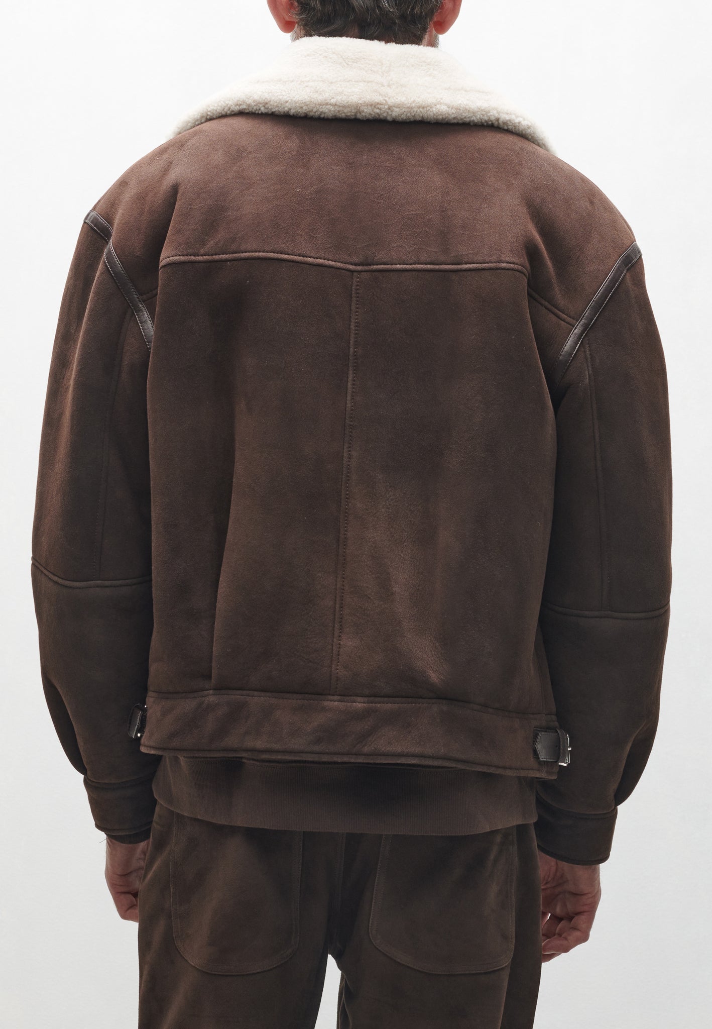 MITTA | Moto-inspired shearling jacket