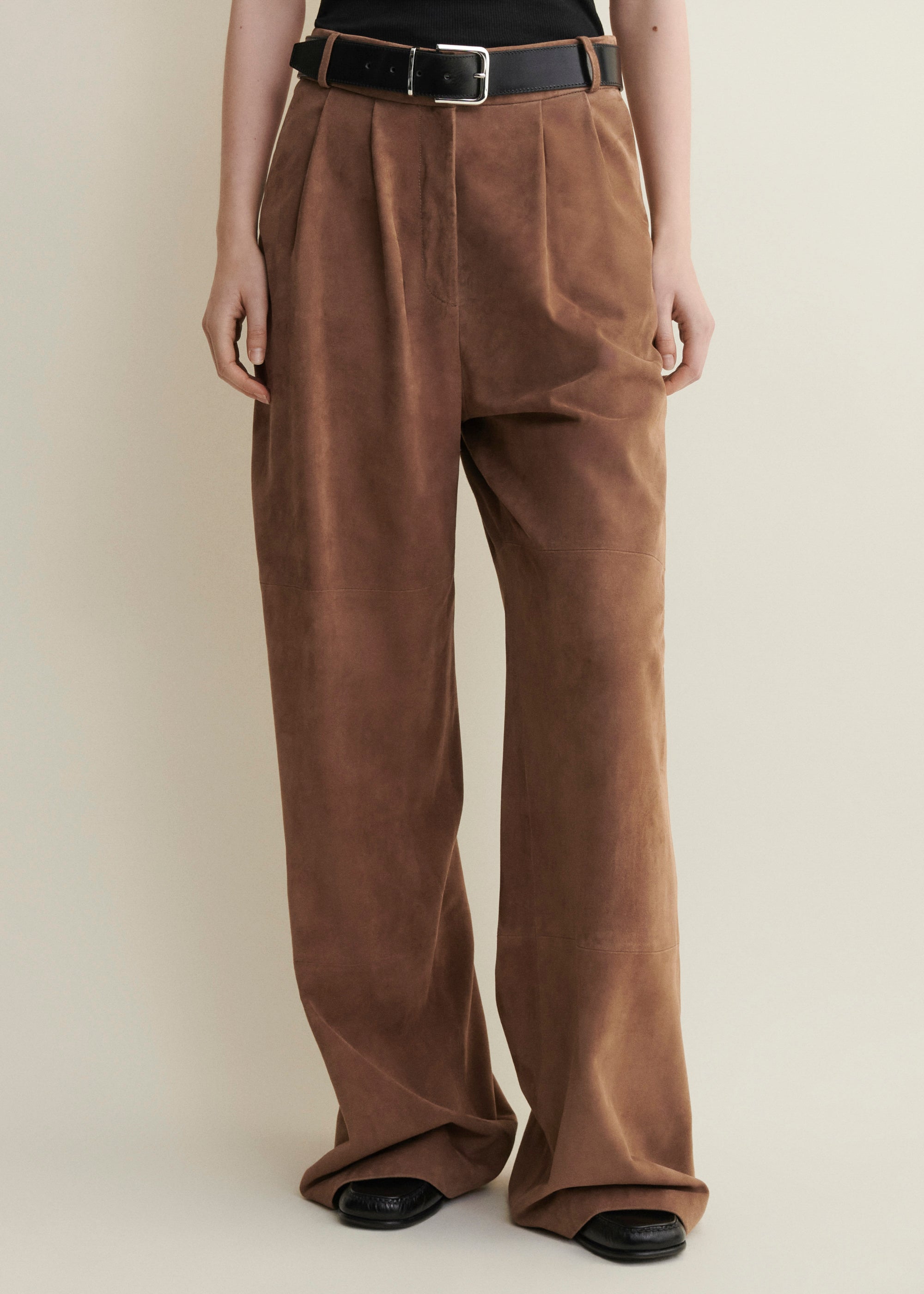 CHER | Suede Trousers