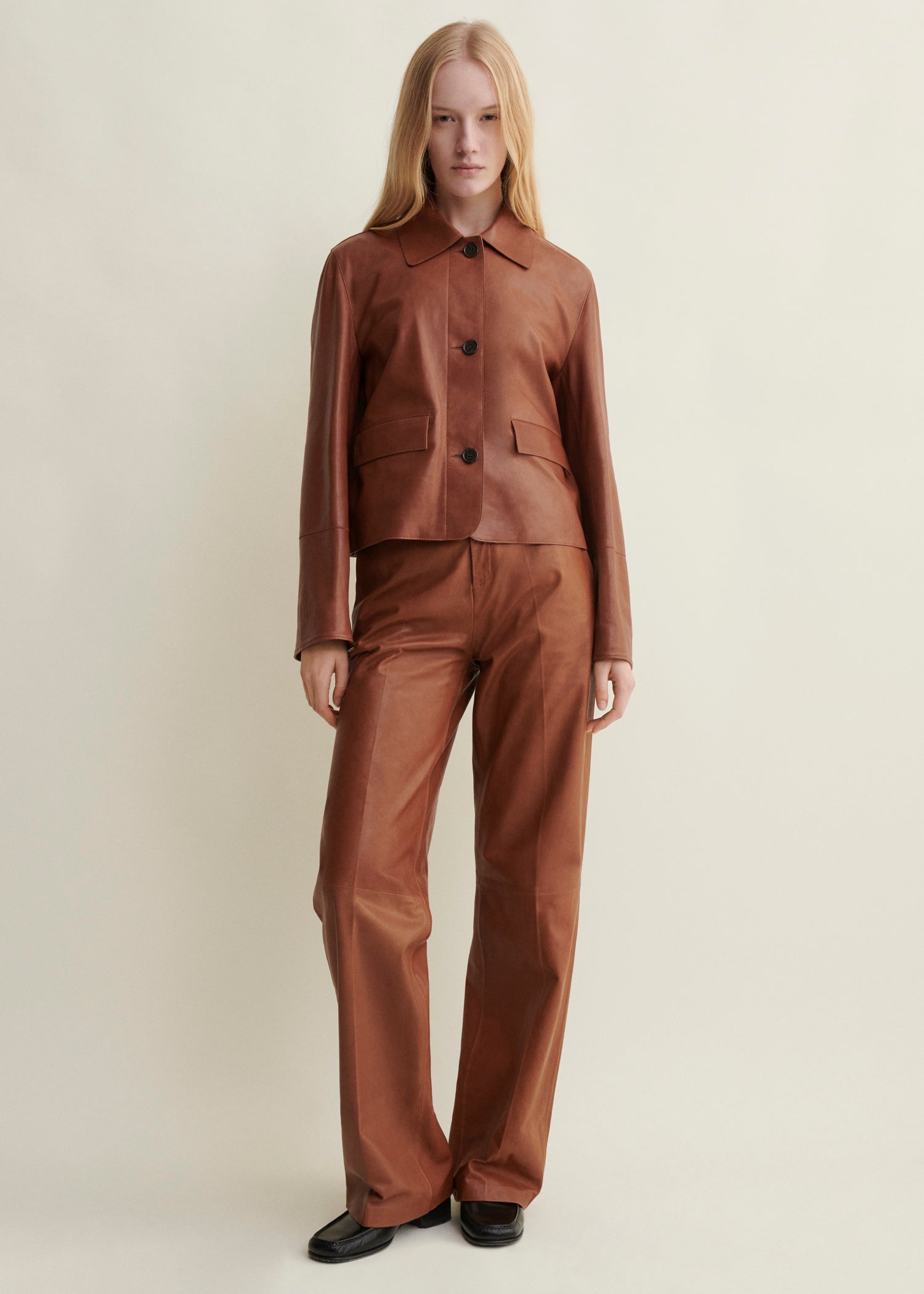 JUNE | Leather Trousers