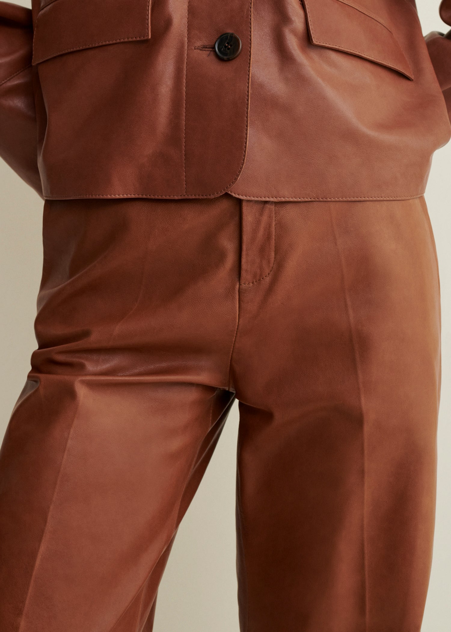 JUNE | Leather Trousers