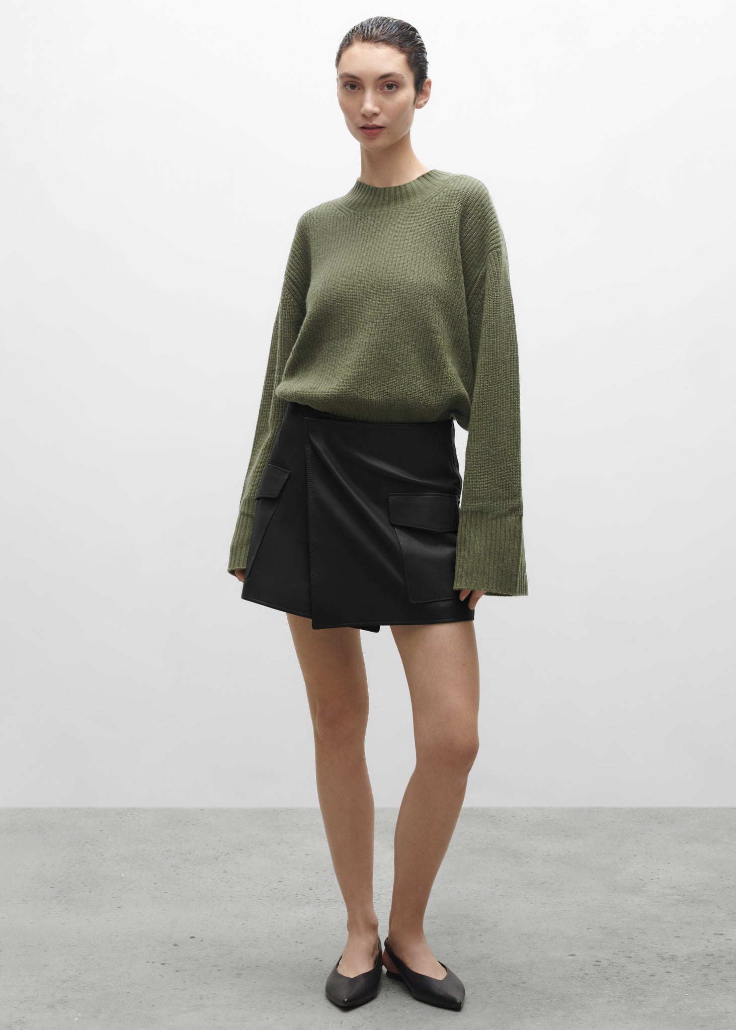 OLBIA | Leather Skirt