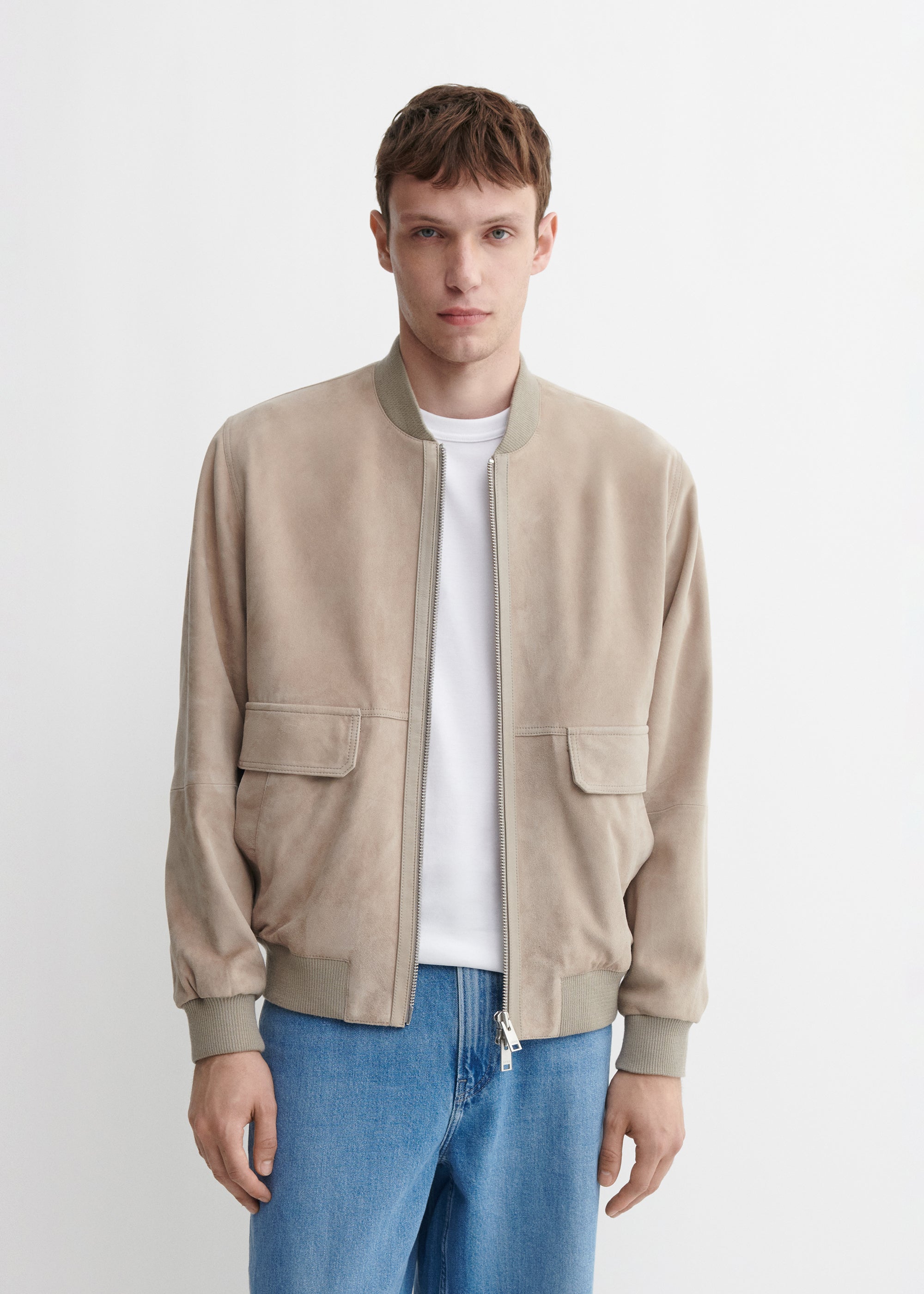 KILLIP | Suede Bomber Jacket