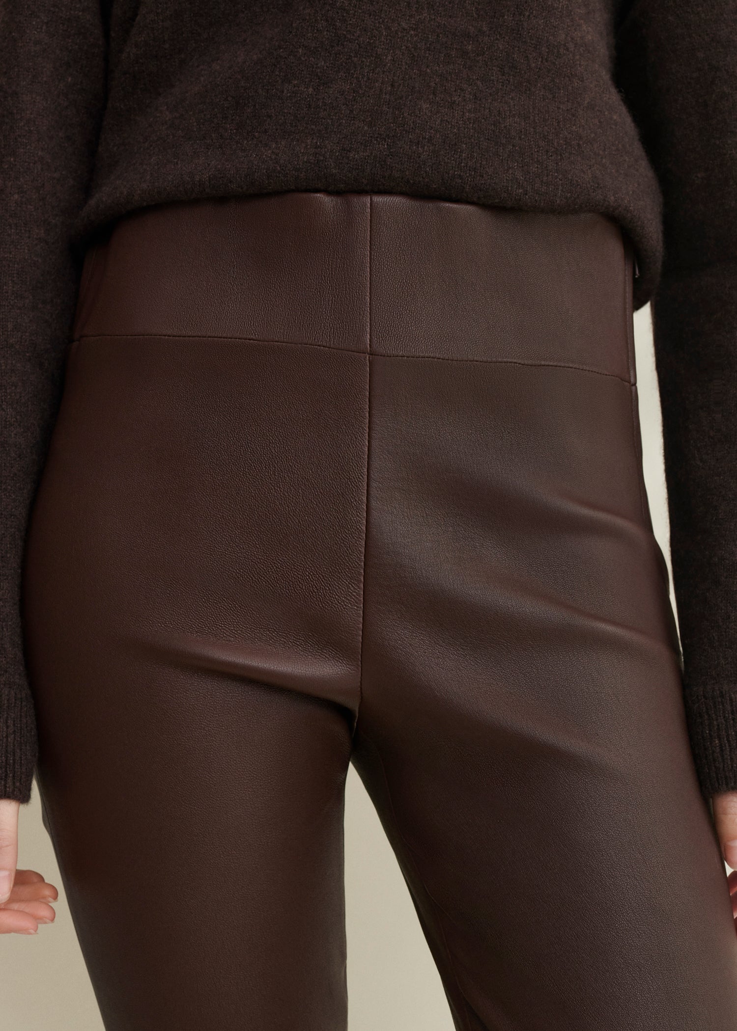 BELLENORA | Leather High-Rise Legging