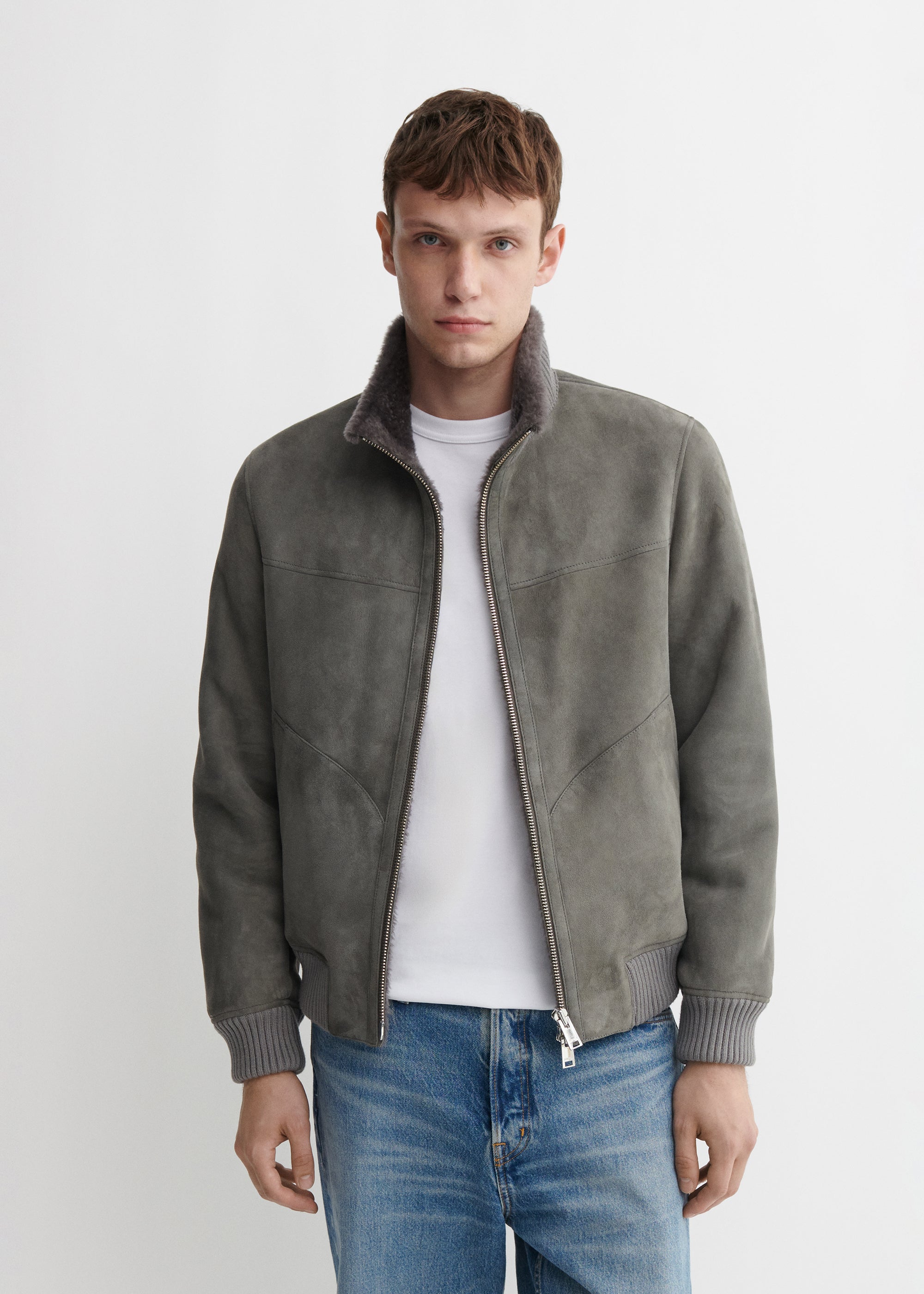 AREK | Shearling Suede Jacket