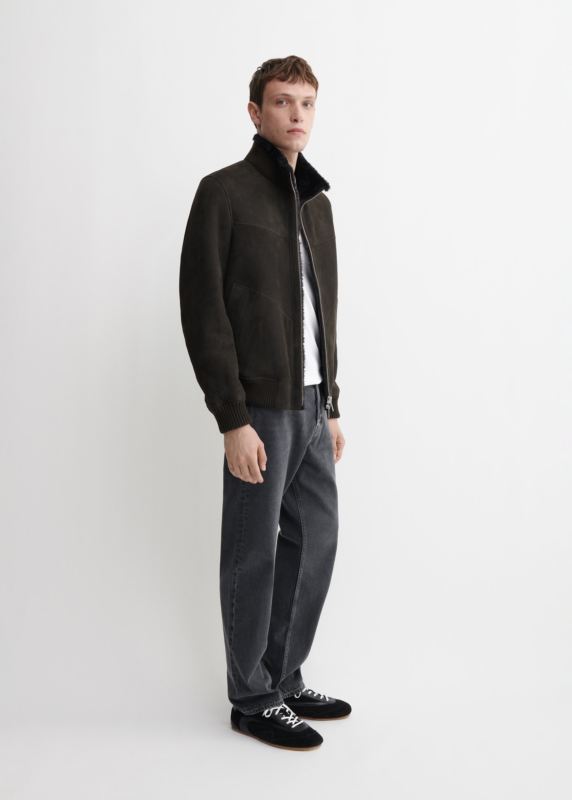 AREK | Shearling Suede Jacket