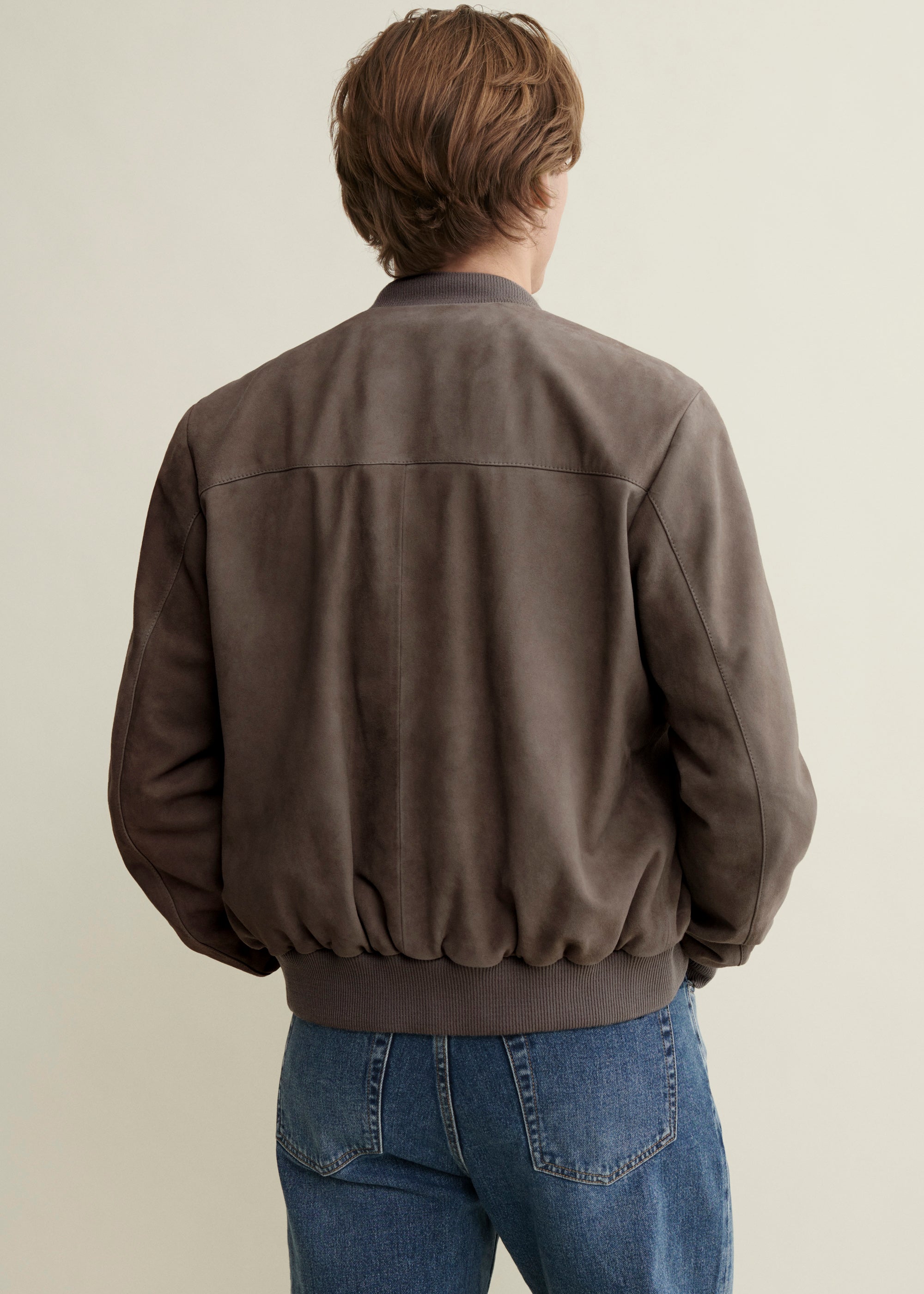 DIDIER | Suede Bomber Jacket