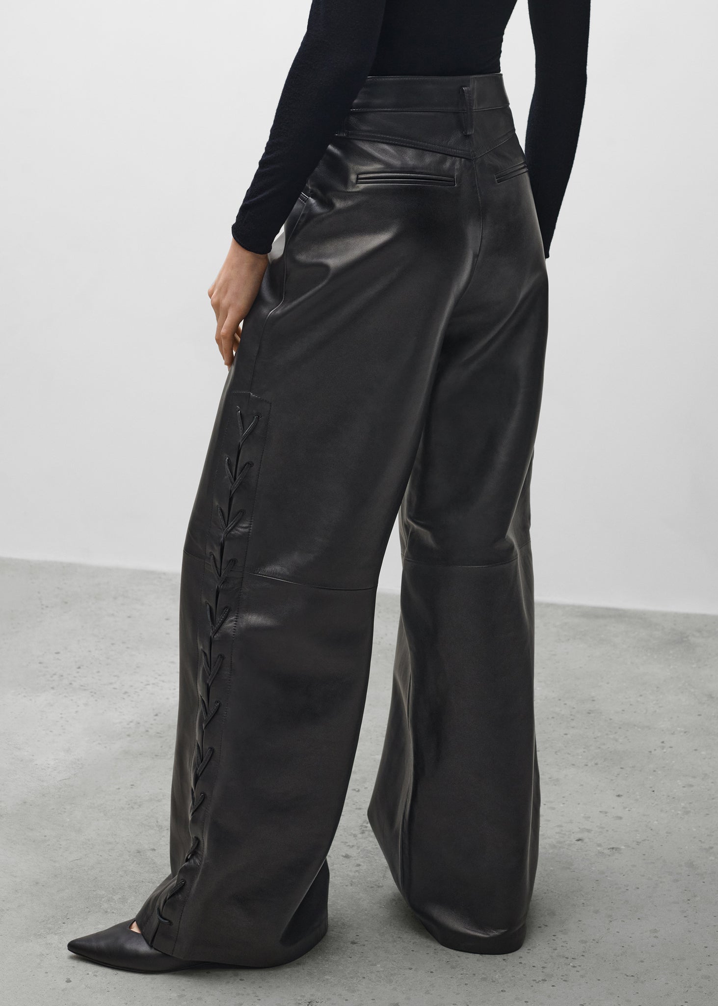 NISIDA | Leather Trousers