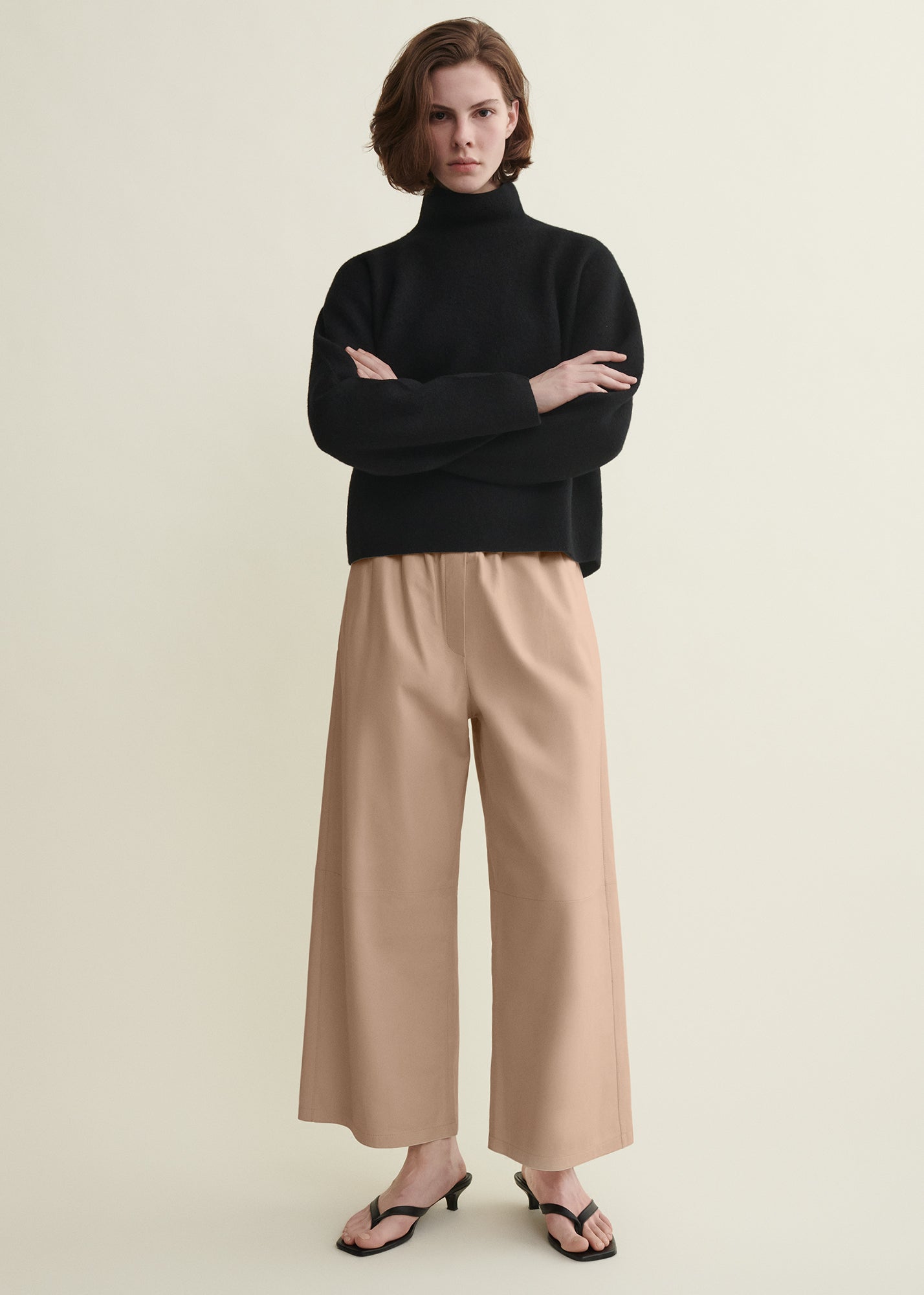 ELIZABETH | Leather Culotte