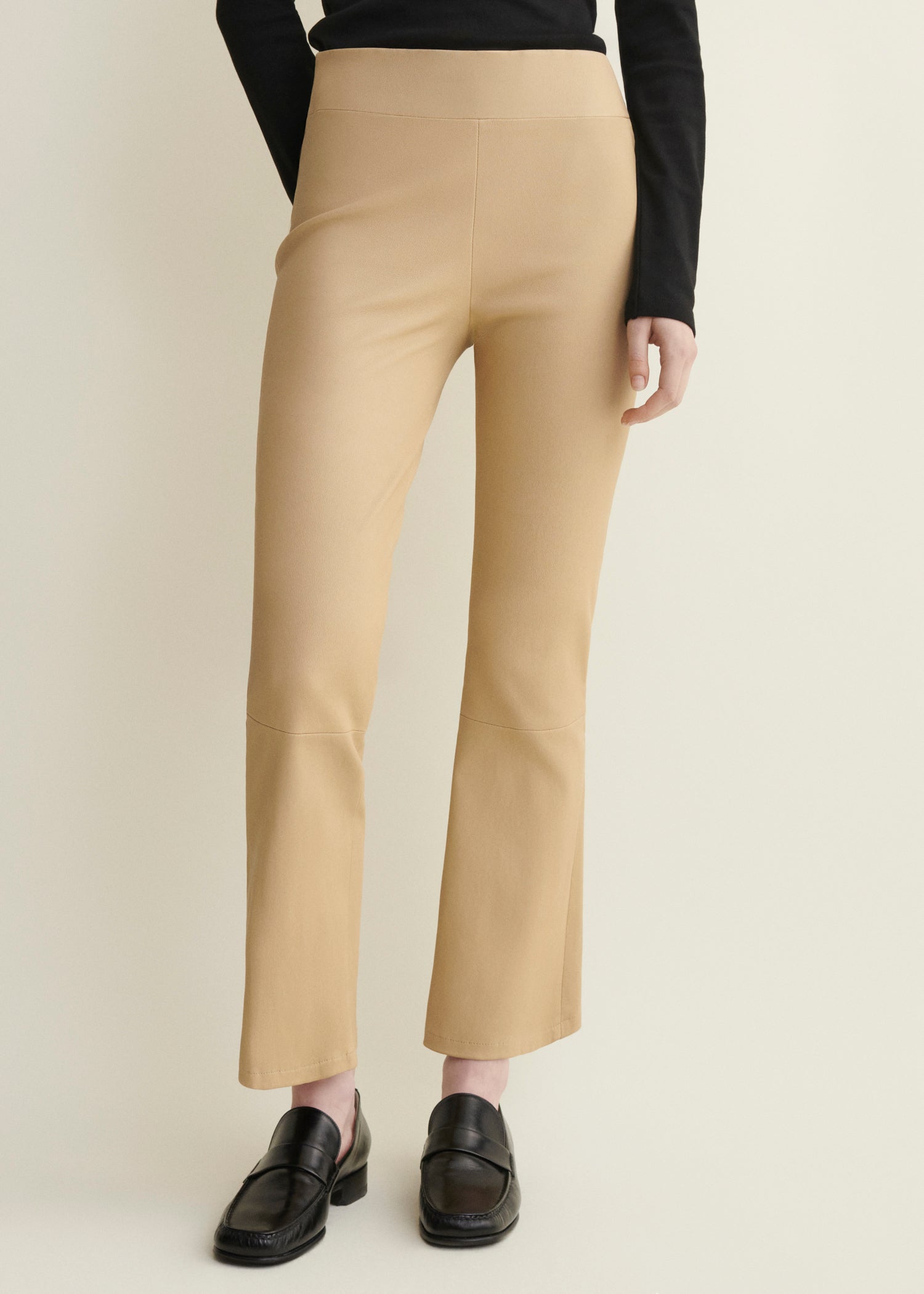 ZARAGOZA | Leather Flared Legging