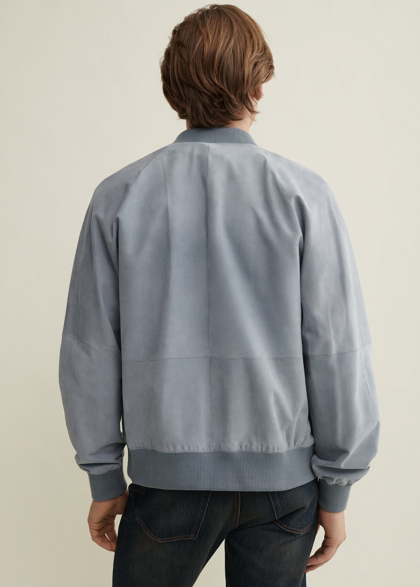 DION | Suede Bomber Jacket