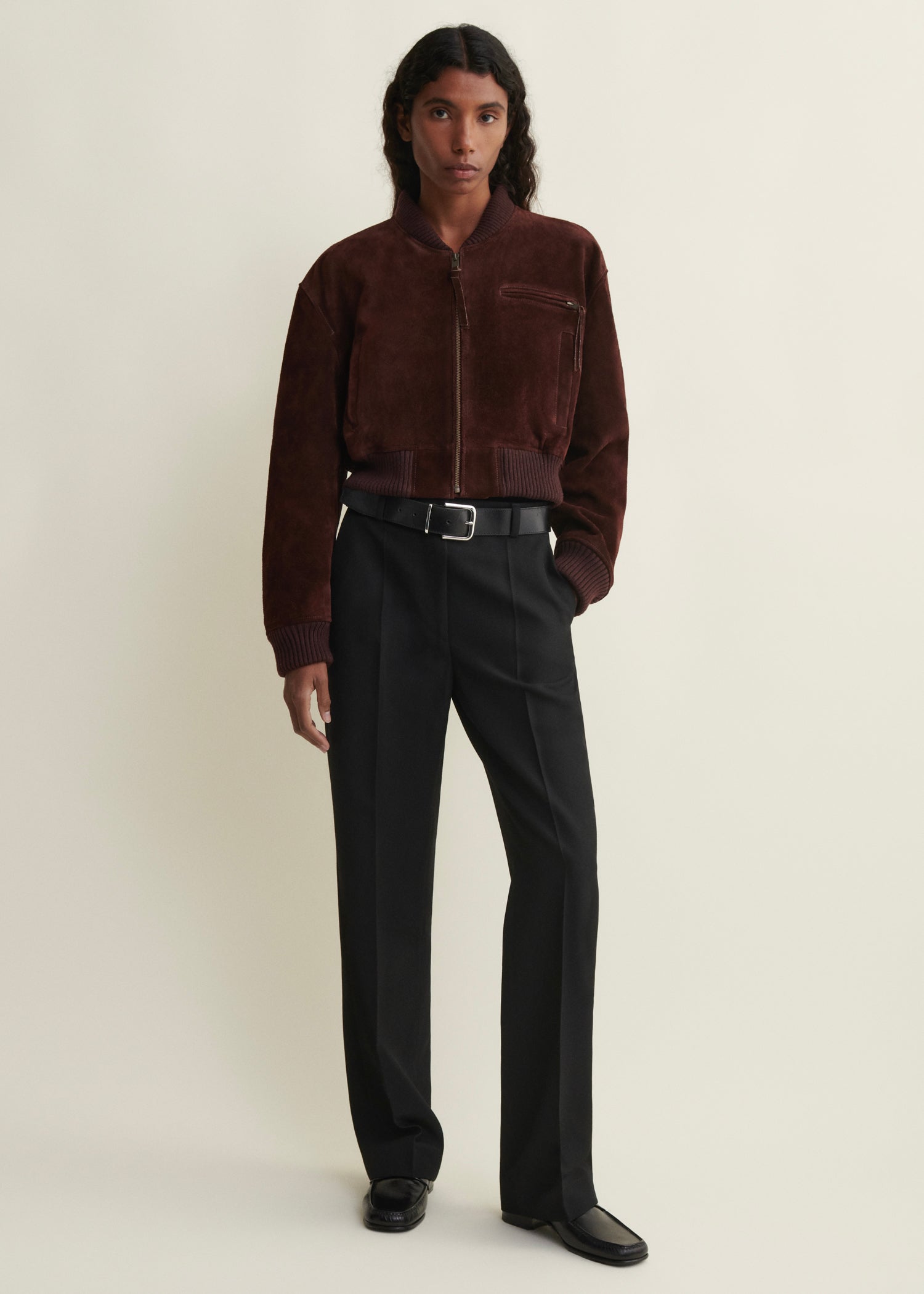 ELETTRA | GRITTY Wildlederjacke