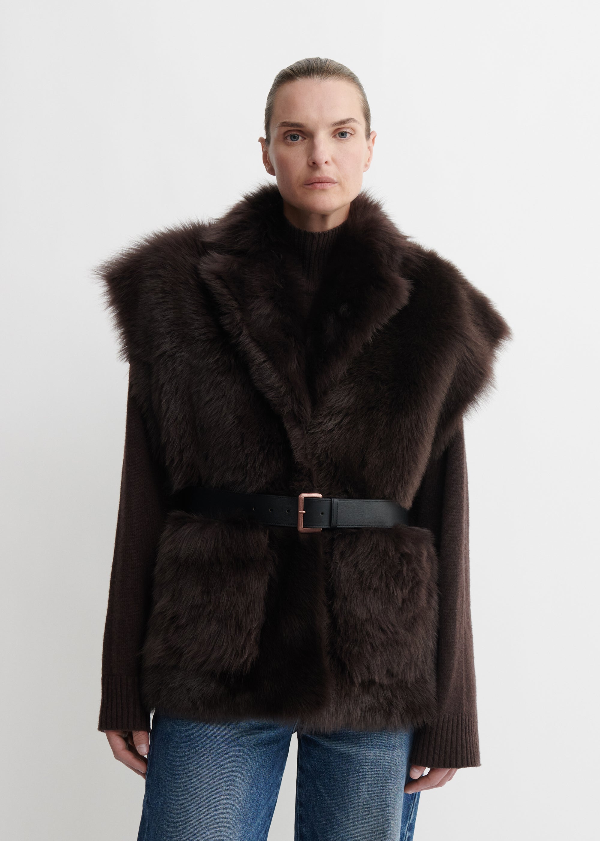 MARTA | Reversible Shearling Gilet