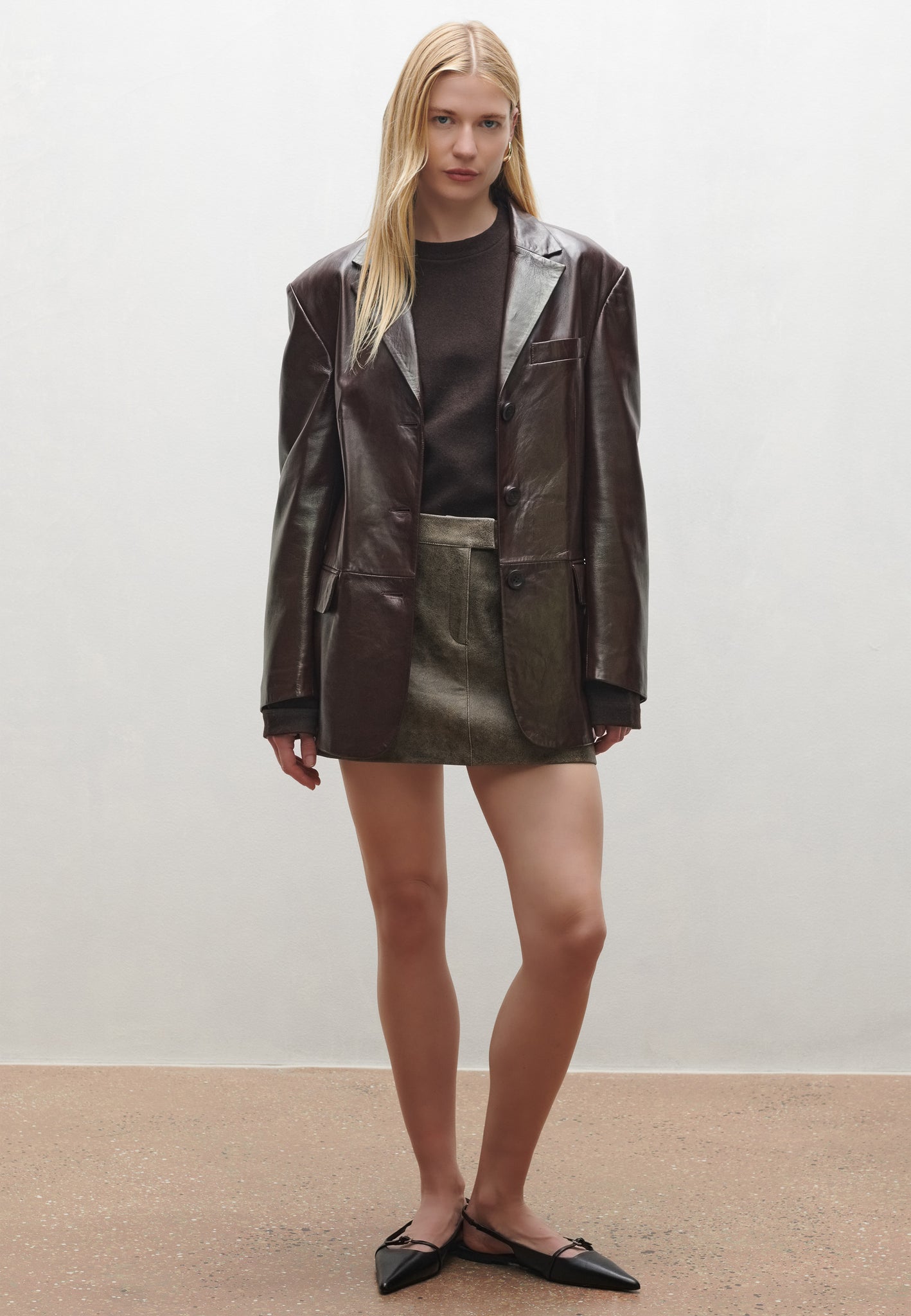 MODENA | Leather blazer