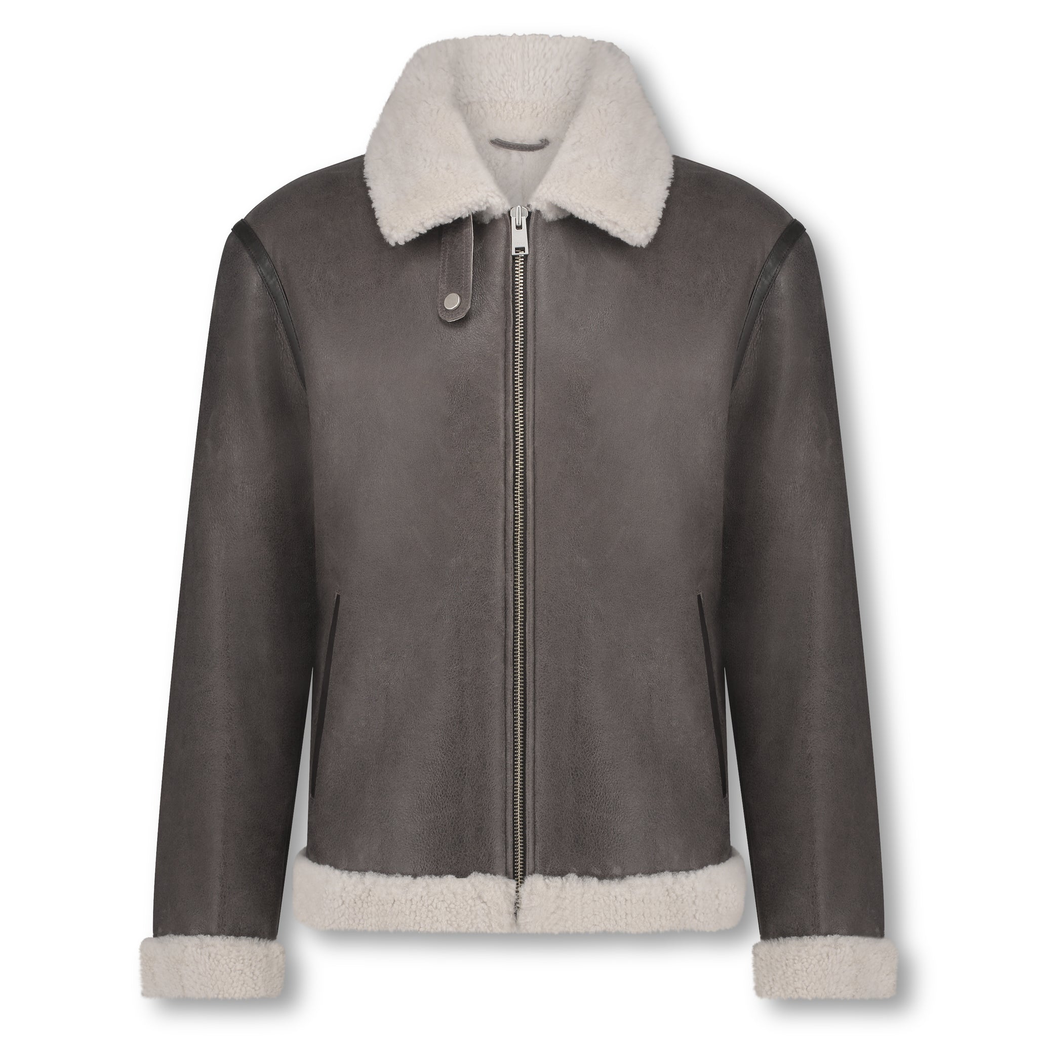 LAKE | Aviator inspired shearling jacket