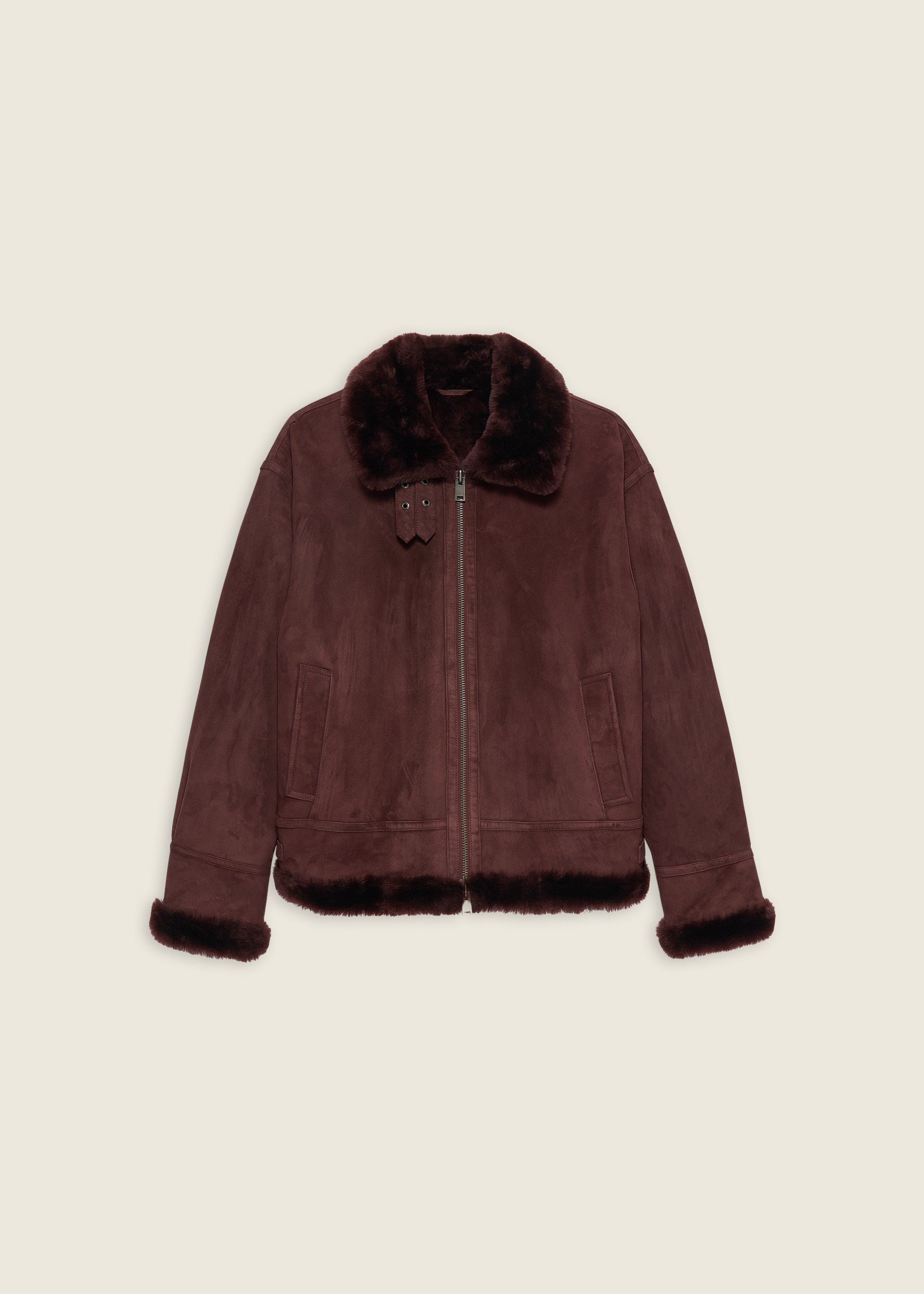 SANO | Shearling Suede Jacket