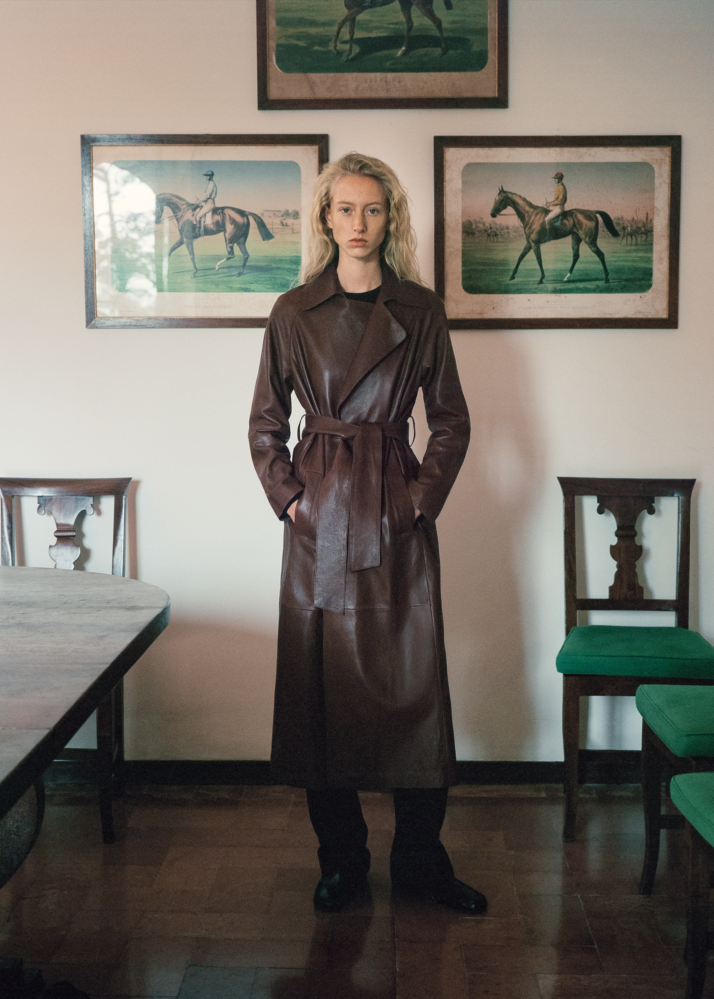 YAVA | Leather Coat